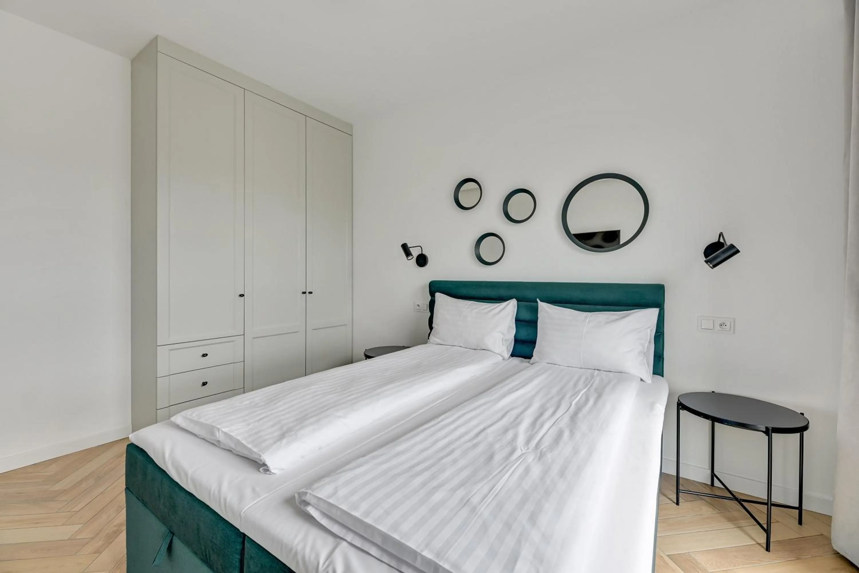 Bed in GRANO APARTMENTS Gdańsk Residence SPA & Wellness - GRANO APARTMENTS Gdańsk Old Town SPA & Wellness