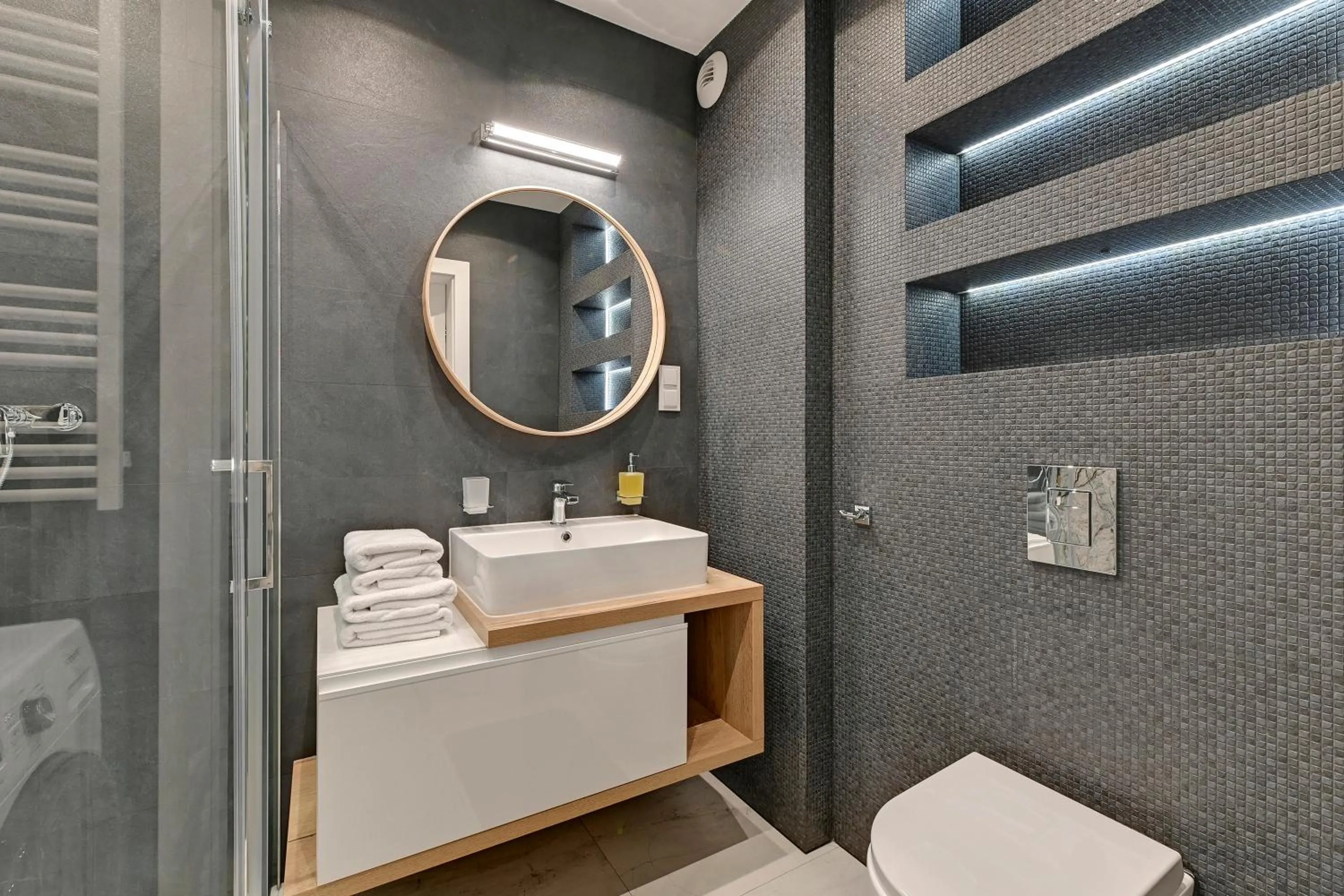 Bathroom in GRANO APARTMENTS Gdańsk Residence SPA & Wellness - GRANO APARTMENTS Gdańsk Old Town SPA & Wellness