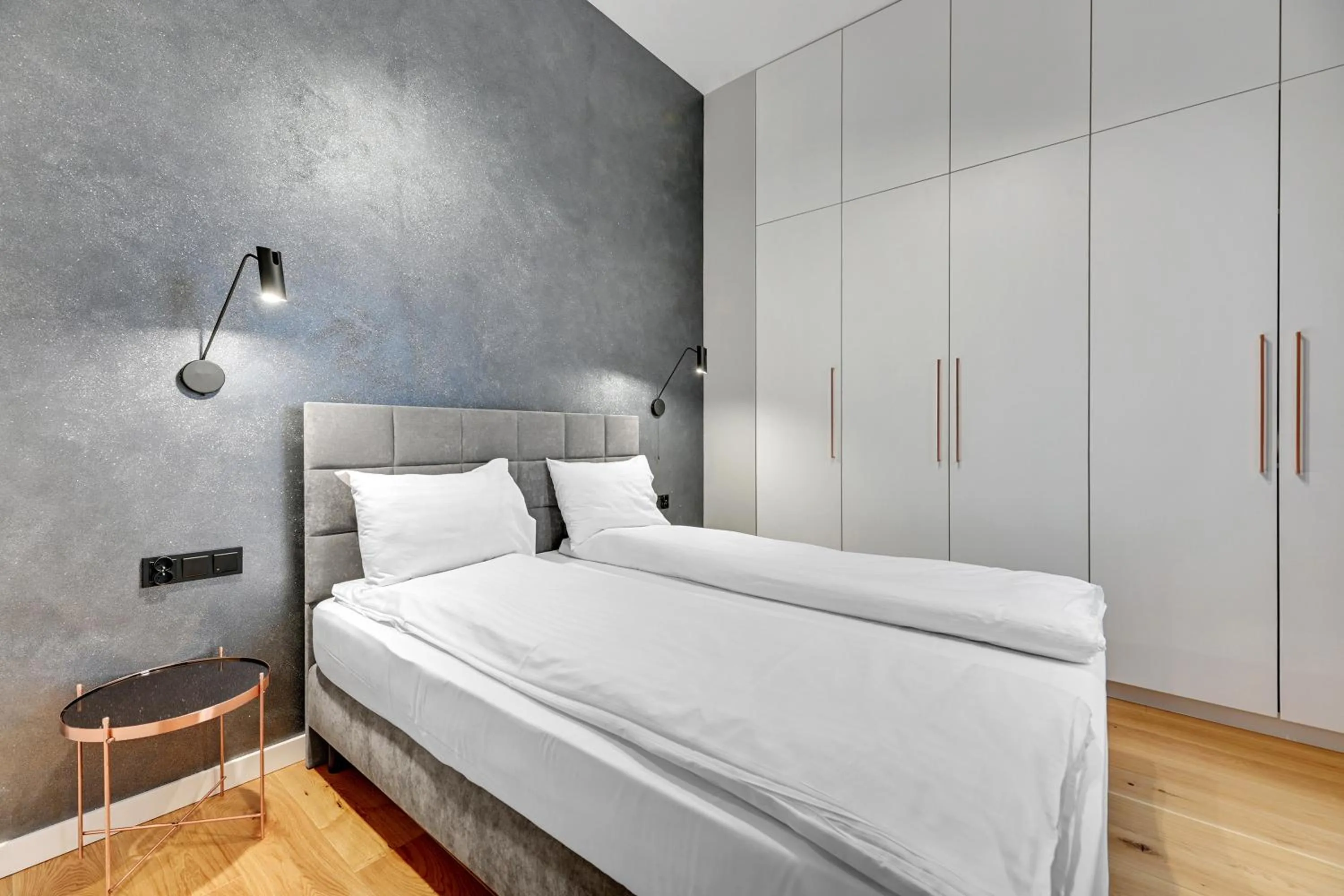 Bed in GRANO APARTMENTS Gdańsk Residence SPA & Wellness - GRANO APARTMENTS Gdańsk Old Town SPA & Wellness