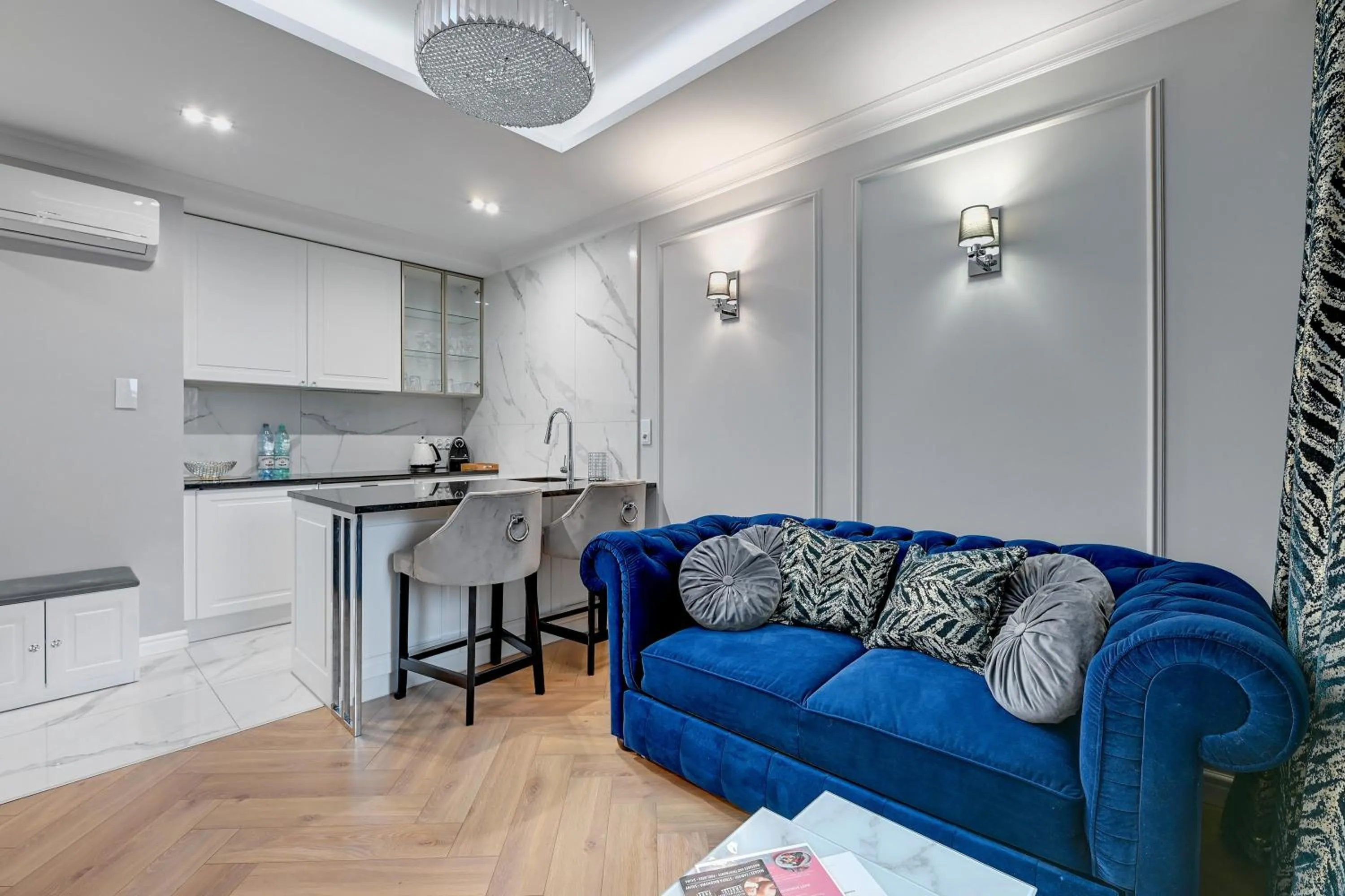 Kitchen or kitchenette in GRANO APARTMENTS Gdańsk Residence SPA & Wellness - GRANO APARTMENTS Gdańsk Old Town SPA & Wellness