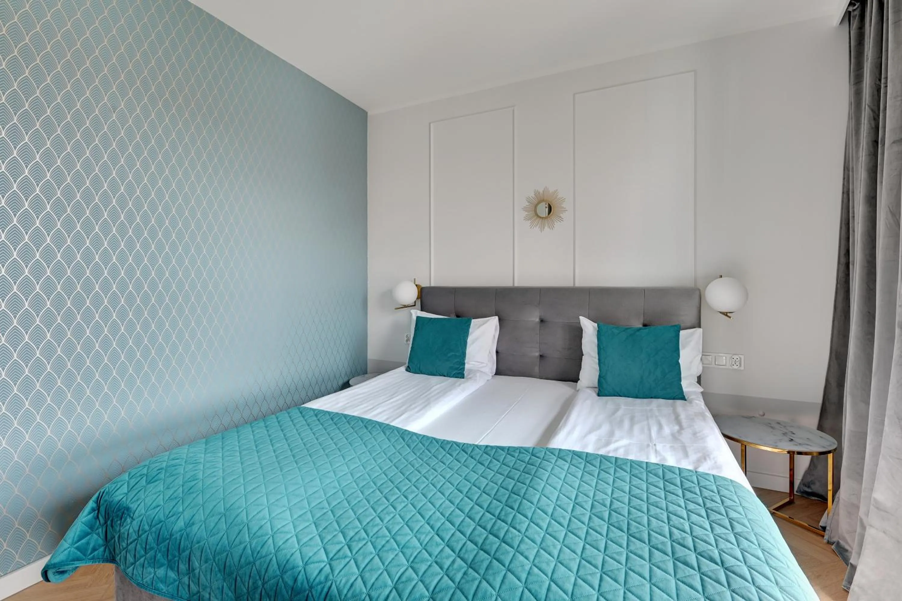 Bedroom, Bed in GRANO APARTMENTS Gdańsk Residence SPA & Wellness - GRANO APARTMENTS Gdańsk Old Town SPA & Wellness