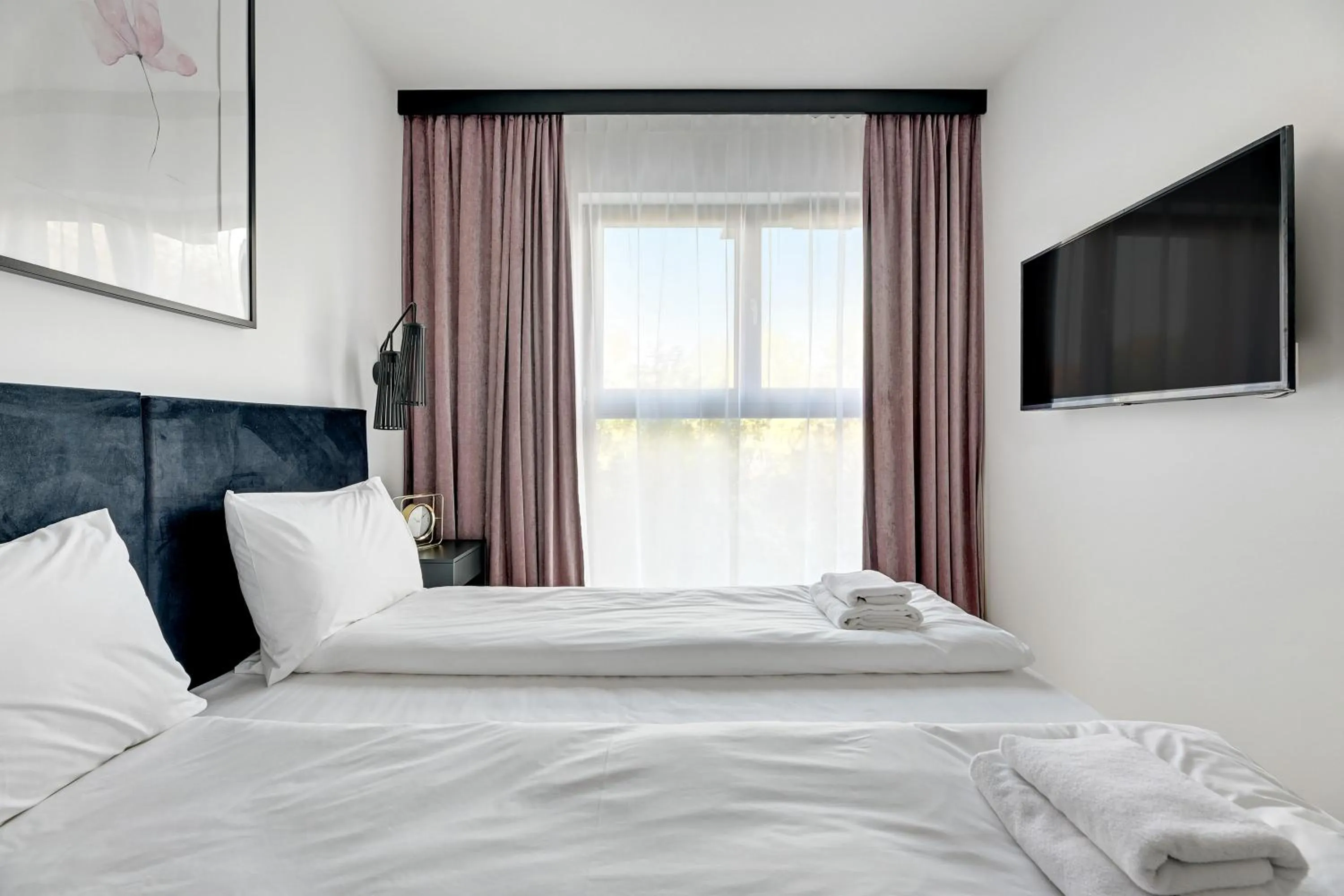 Bed in GRANO APARTMENTS Gdańsk Residence SPA & Wellness - GRANO APARTMENTS Gdańsk Old Town SPA & Wellness