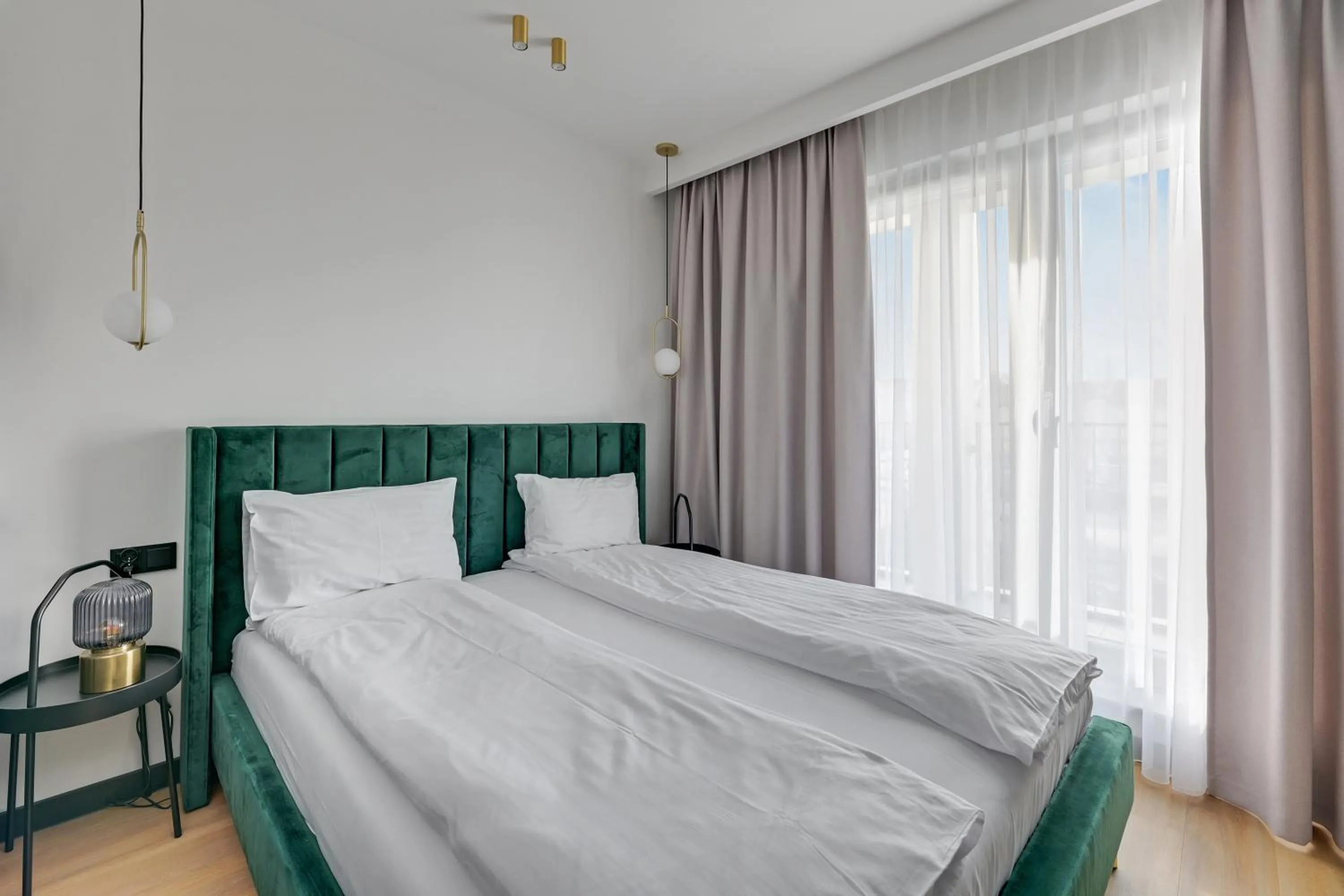 Bed in GRANO APARTMENTS Gdańsk Residence SPA & Wellness - GRANO APARTMENTS Gdańsk Old Town SPA & Wellness