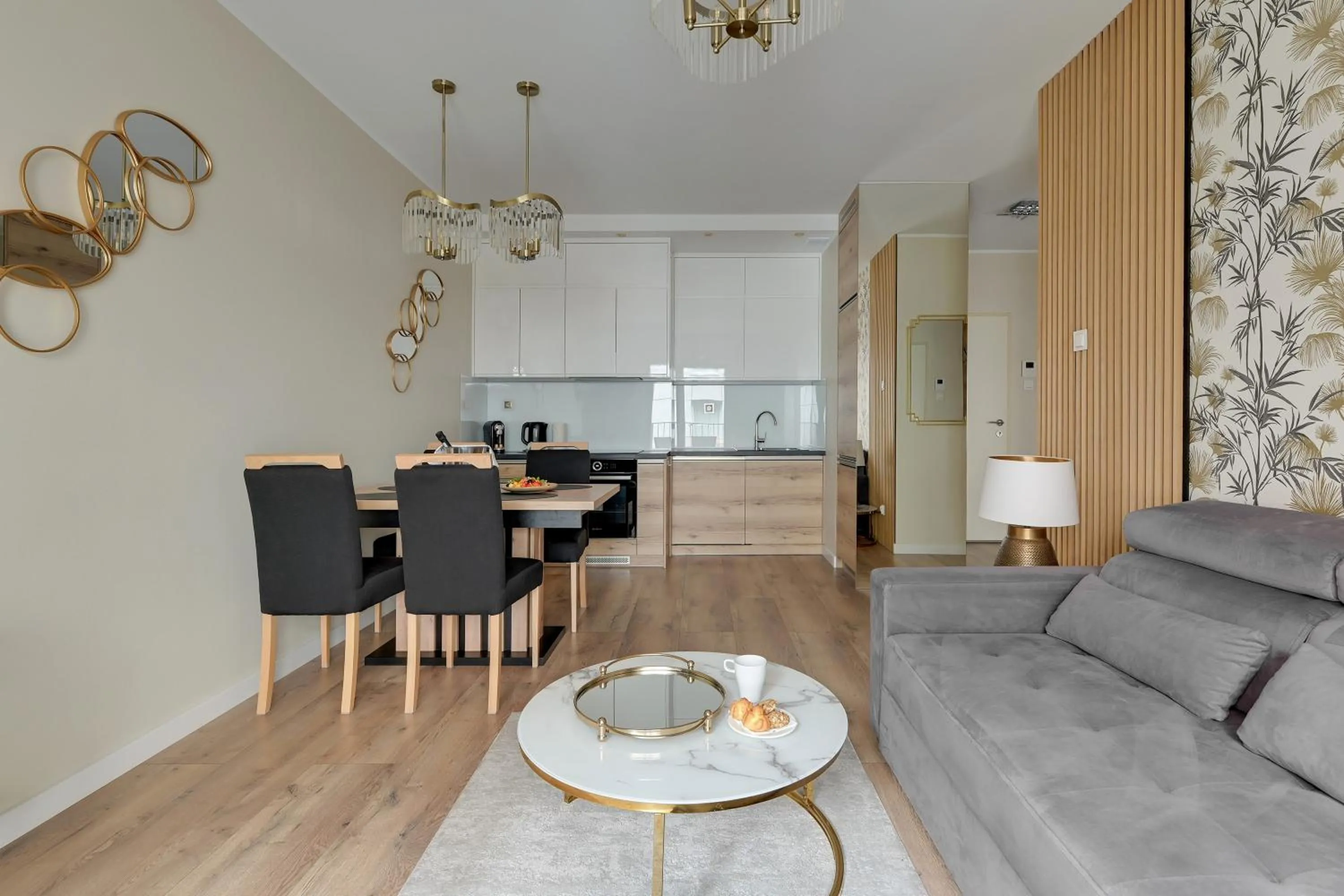 Living room in GRANO APARTMENTS Gdańsk Residence SPA & Wellness - GRANO APARTMENTS Gdańsk Old Town SPA & Wellness