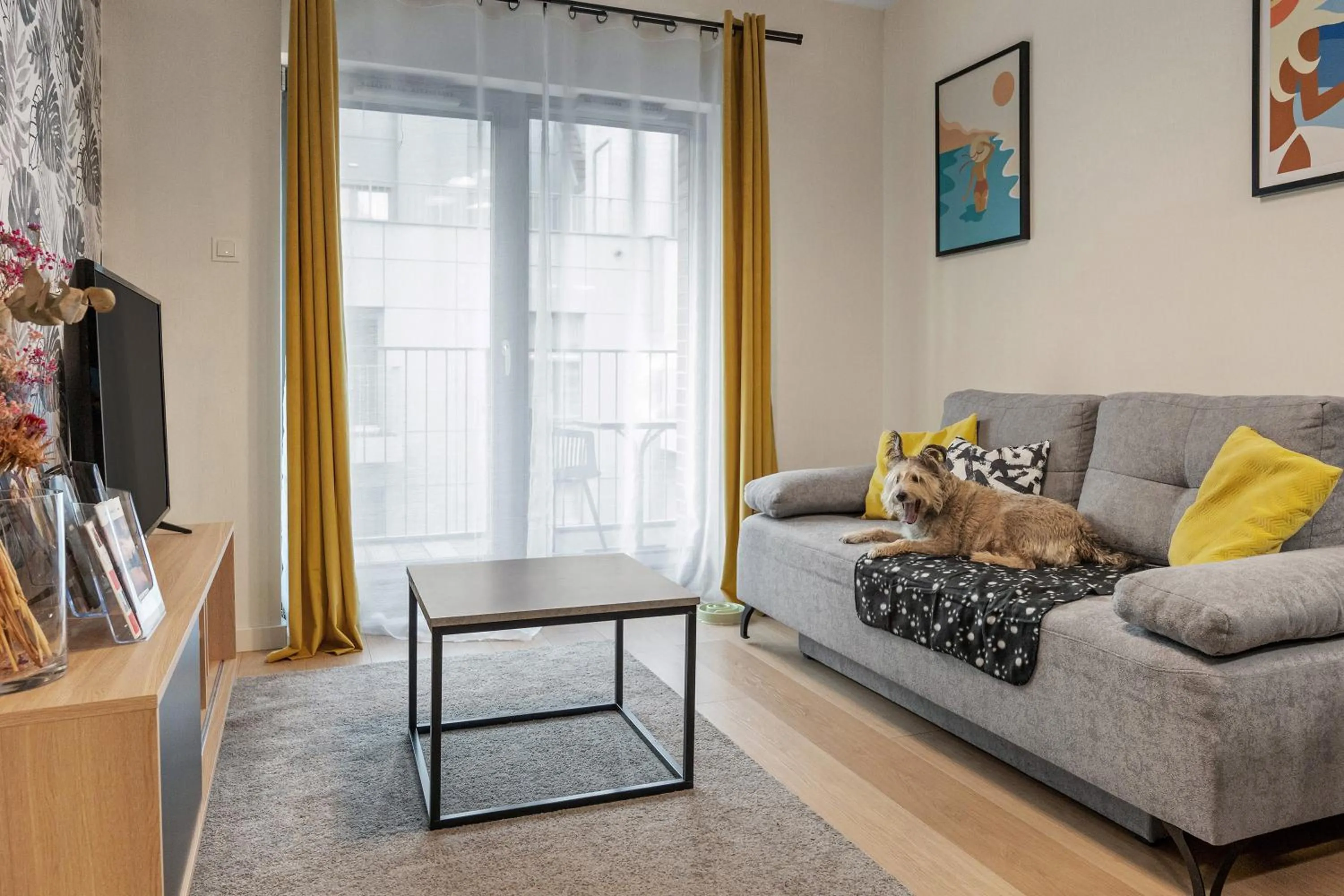 Living room in GRANO APARTMENTS Gdańsk Residence SPA & Wellness - GRANO APARTMENTS Gdańsk Old Town SPA & Wellness