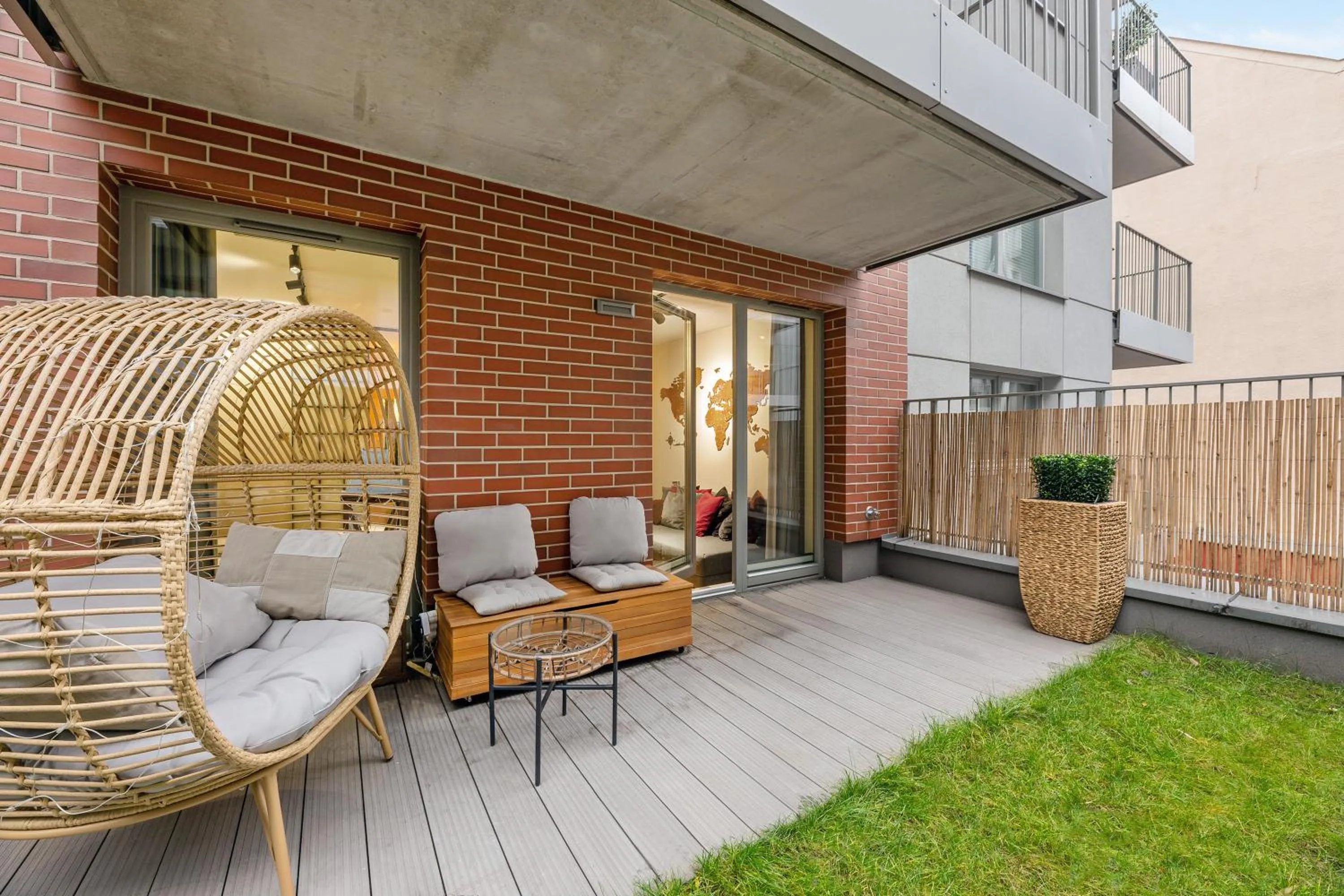 Garden in GRANO APARTMENTS Gdańsk Residence SPA & Wellness - GRANO APARTMENTS Gdańsk Old Town SPA & Wellness