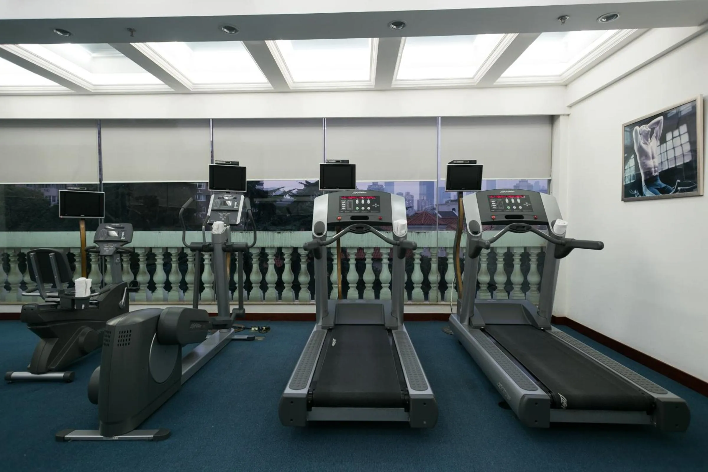 Fitness centre/facilities in Anting Villa Hotel