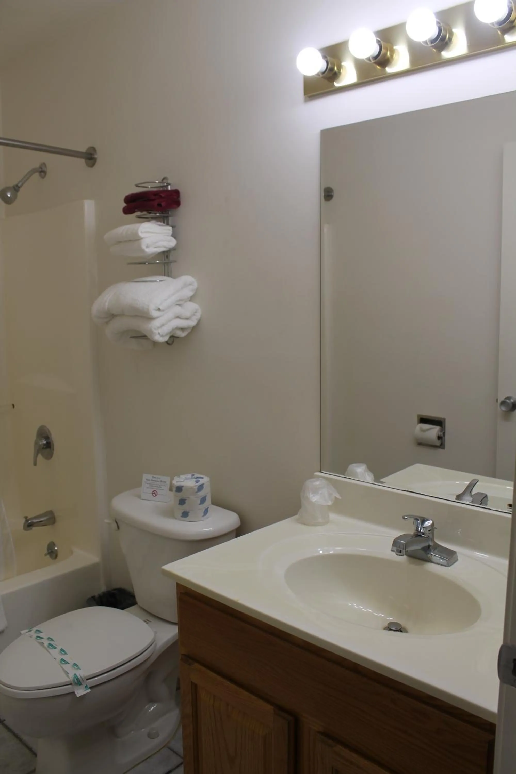 Bathroom in American Host Inn