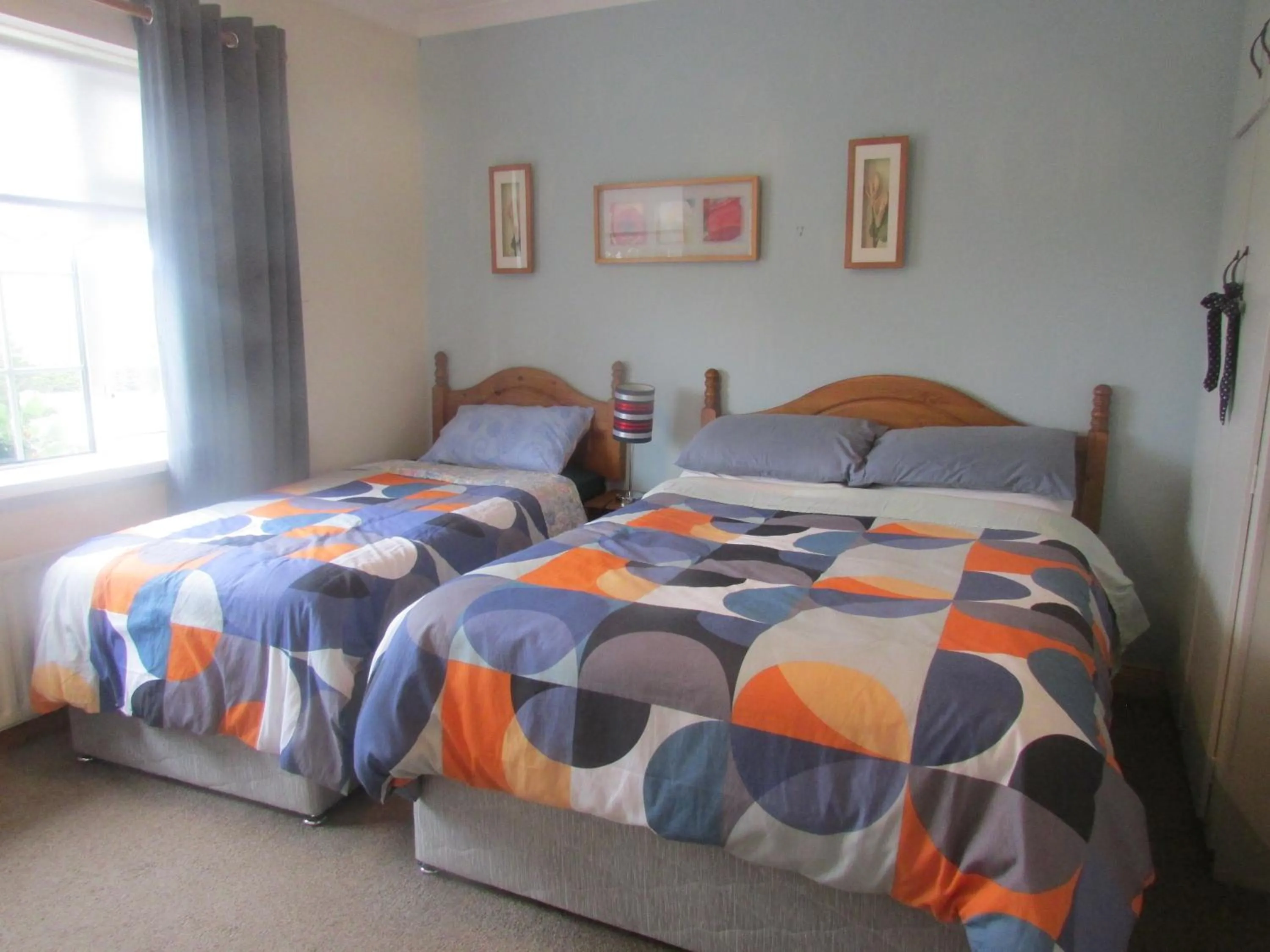Bed in The Yellow Rose B&B