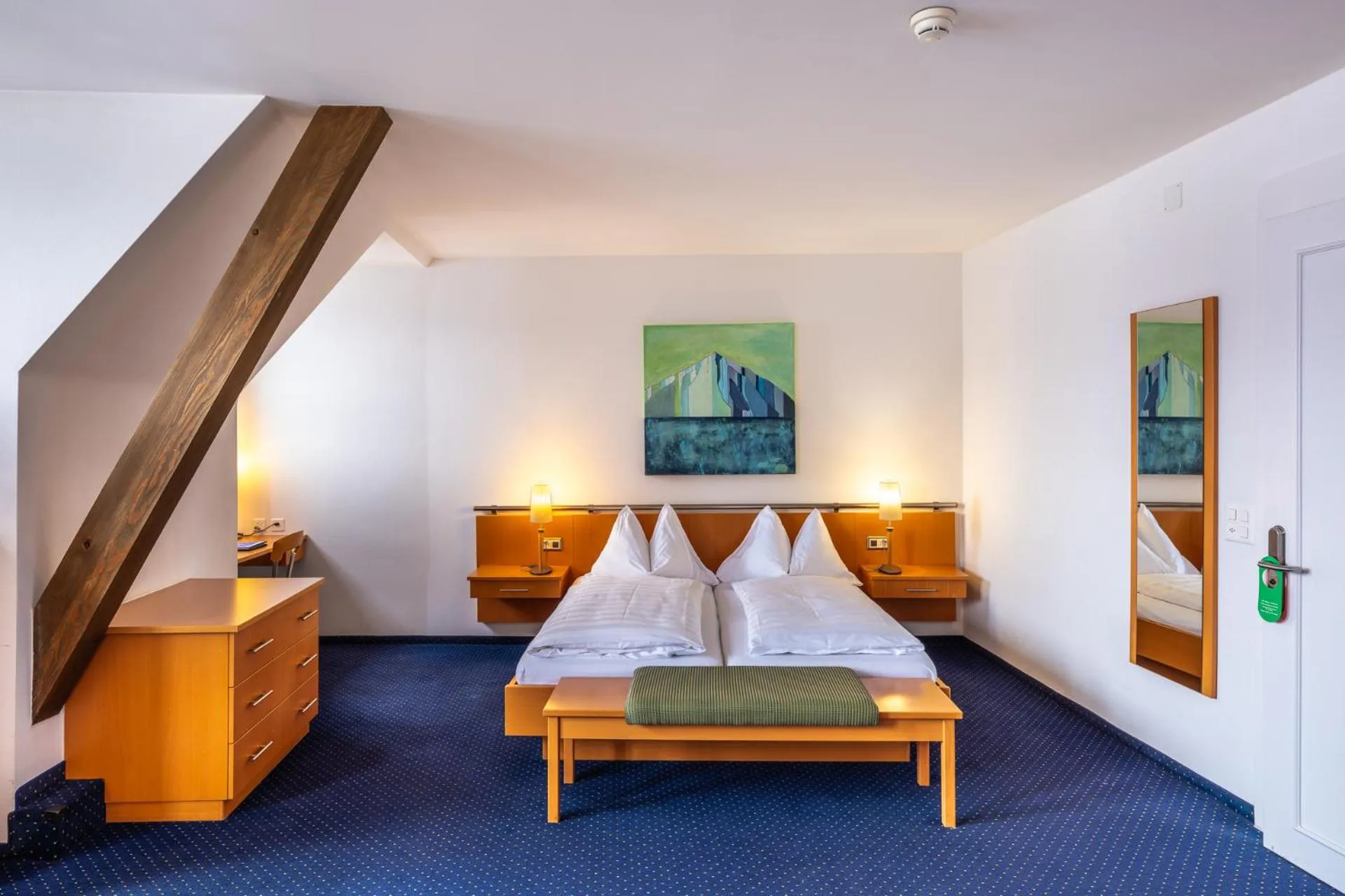 Bedroom, Bed in Parkhotel Gunten – Beach & Spa