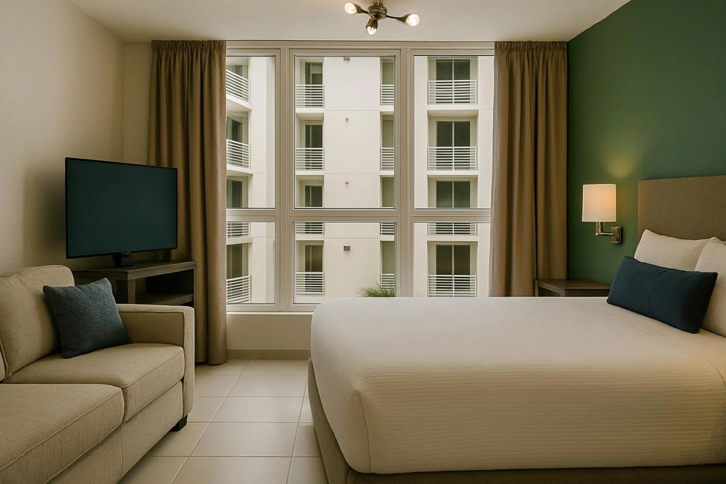 Bed in Roami at Habitat Brickell