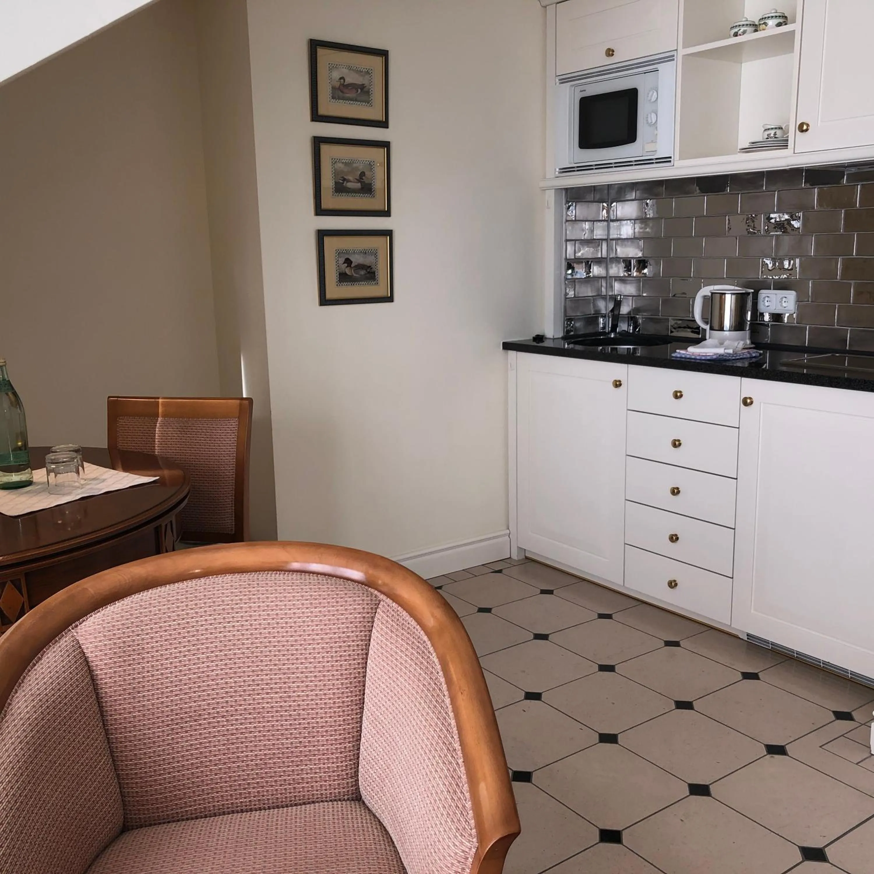 Kitchen or kitchenette in Hotel Scherf