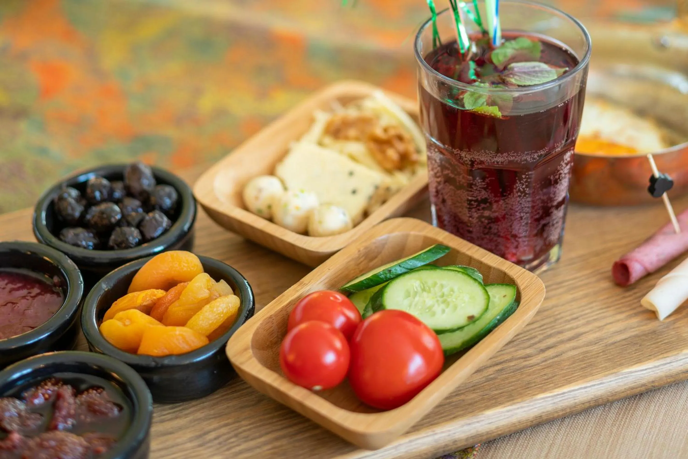 Food close-up in SUNOLUS VINEYARDHOUSe
