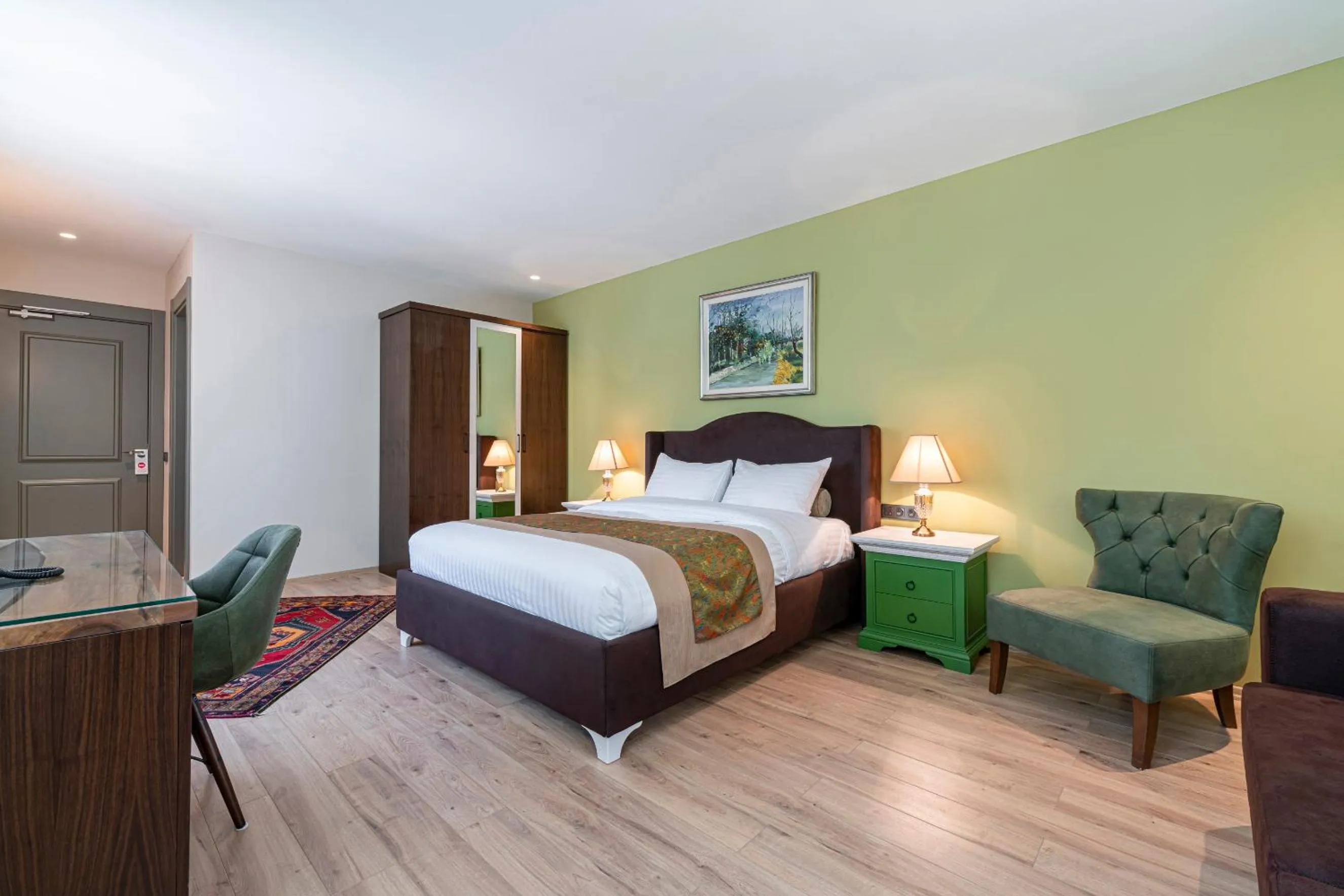 Bed in SUNOLUS VINEYARDHOUSe