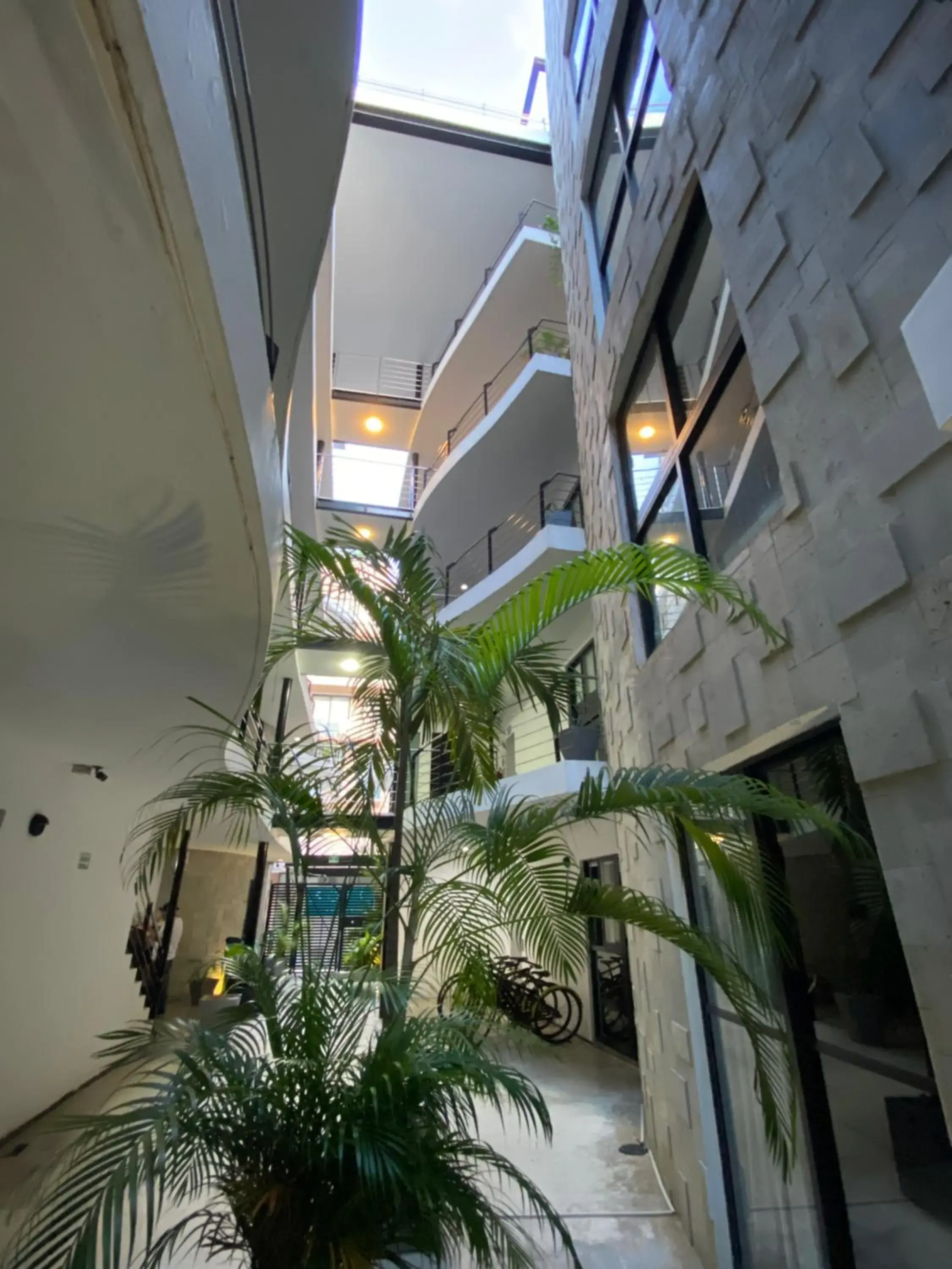 Property building in Sole Suites Apartments Playa del Carmen Property building in Sole Suites Apartments Playa del Carmen