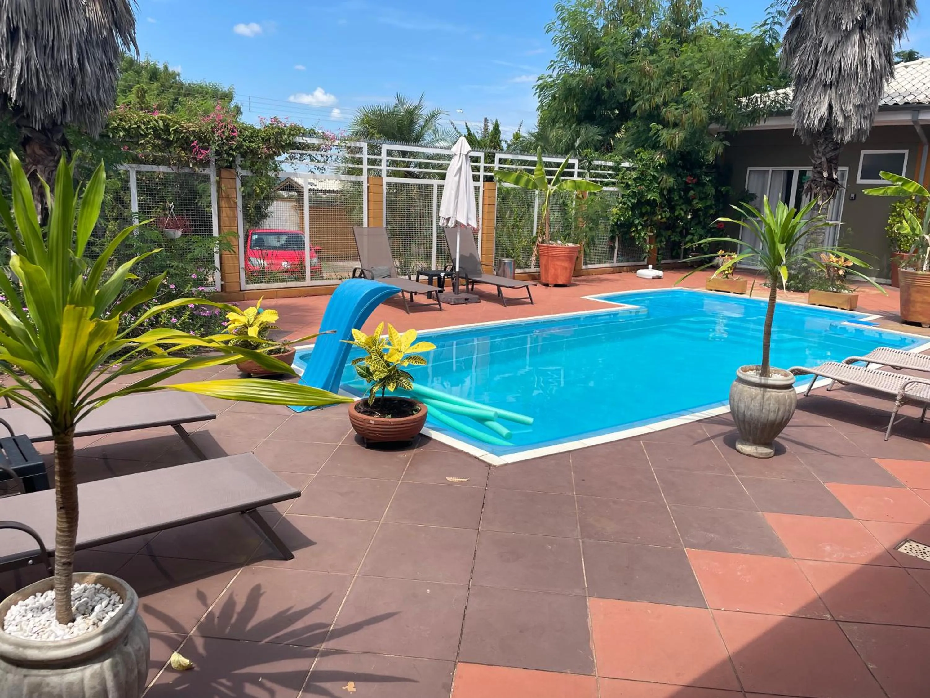 Pool view in Biomas Hotel