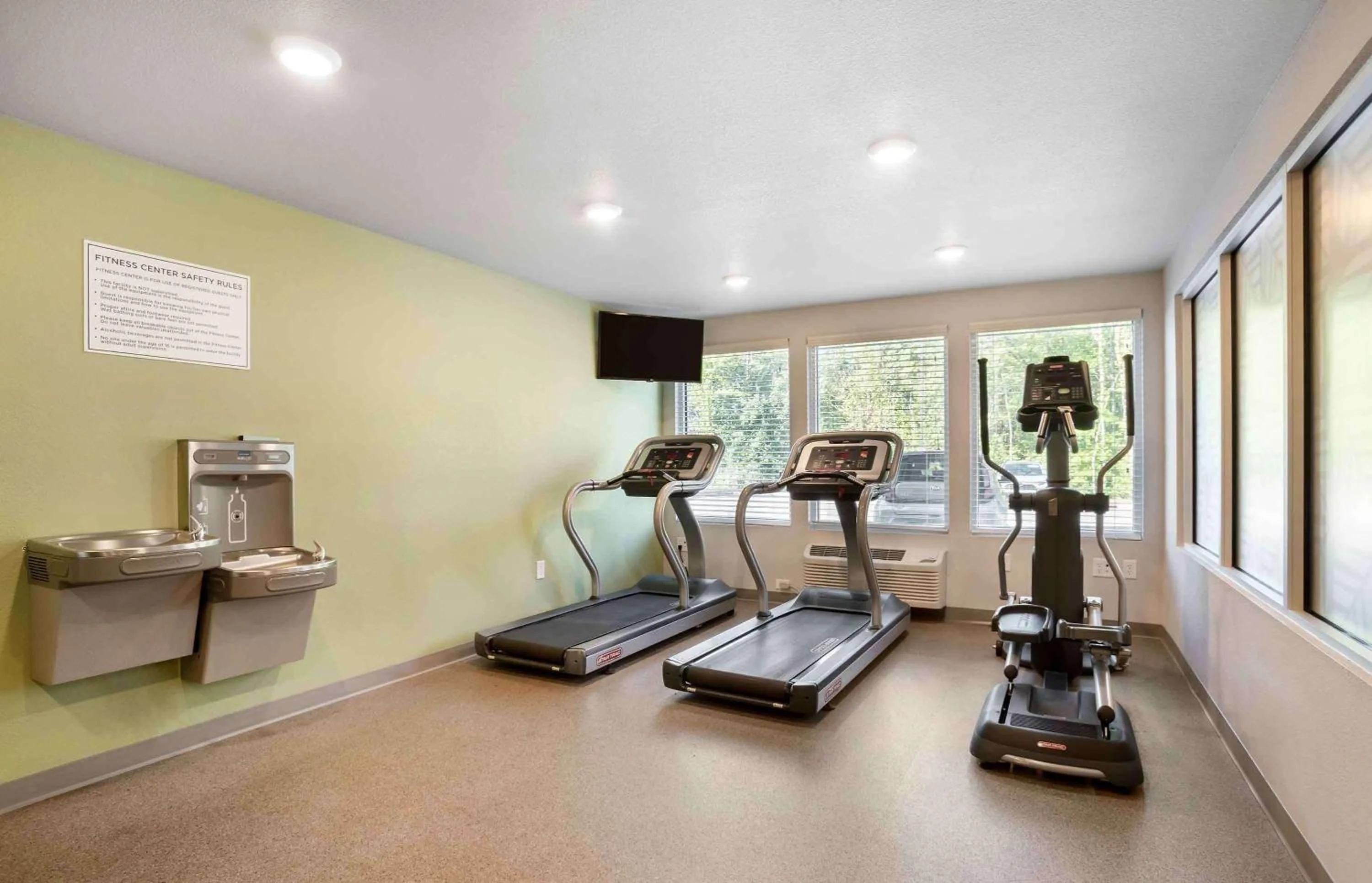 Fitness centre/facilities in Extended Stay America Suites - Charlotte - Matthews