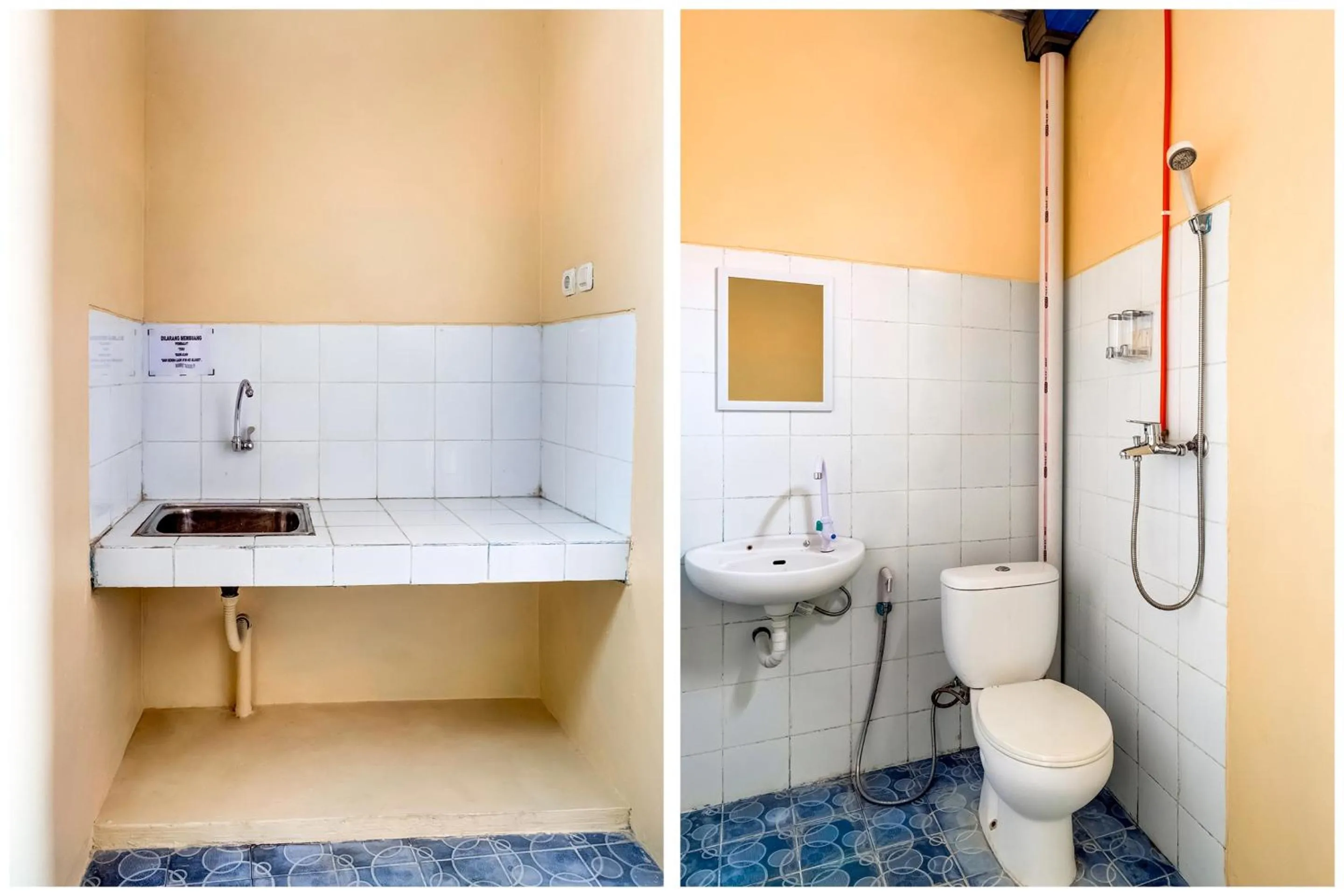 Bathroom in Hotel O Graha Hsc Syariah