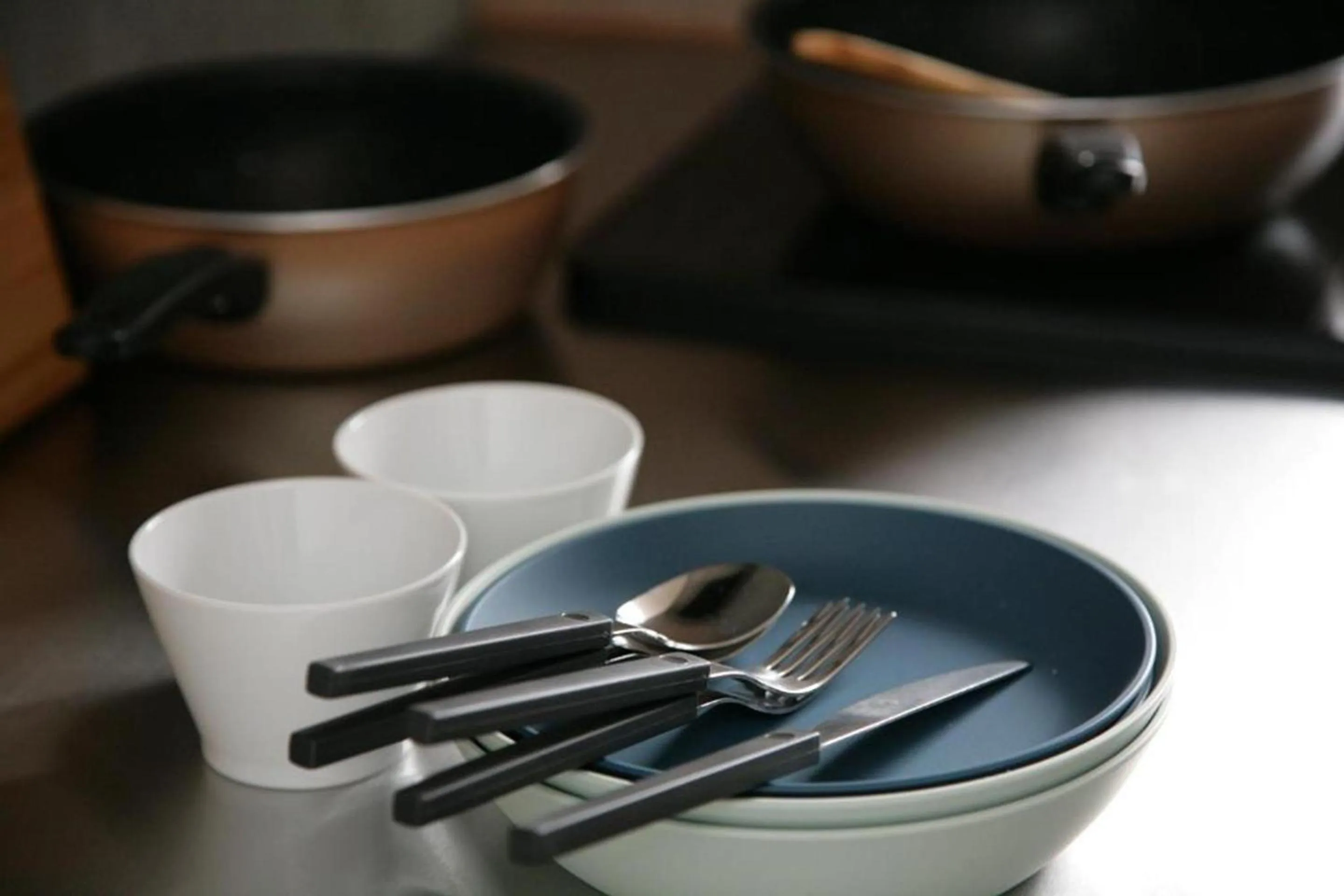 Communal kitchen in ZONK HOTEL Tenjin-Watanabedori
