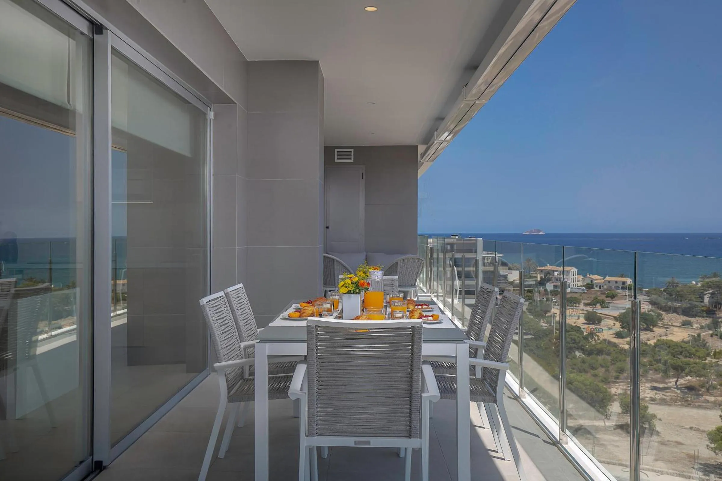 Balcony/Terrace in Blue Line Apartment Hotel - Be Line Group