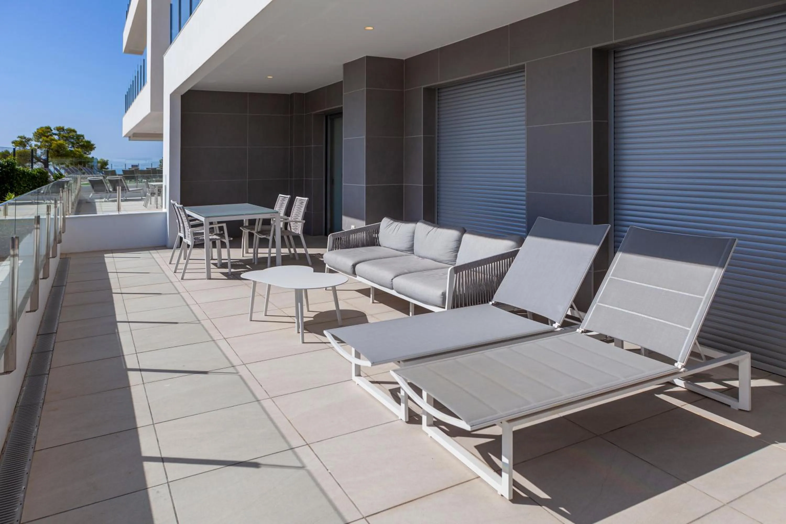 Balcony/Terrace in Blue Line Apartment Hotel - Be Line Group
