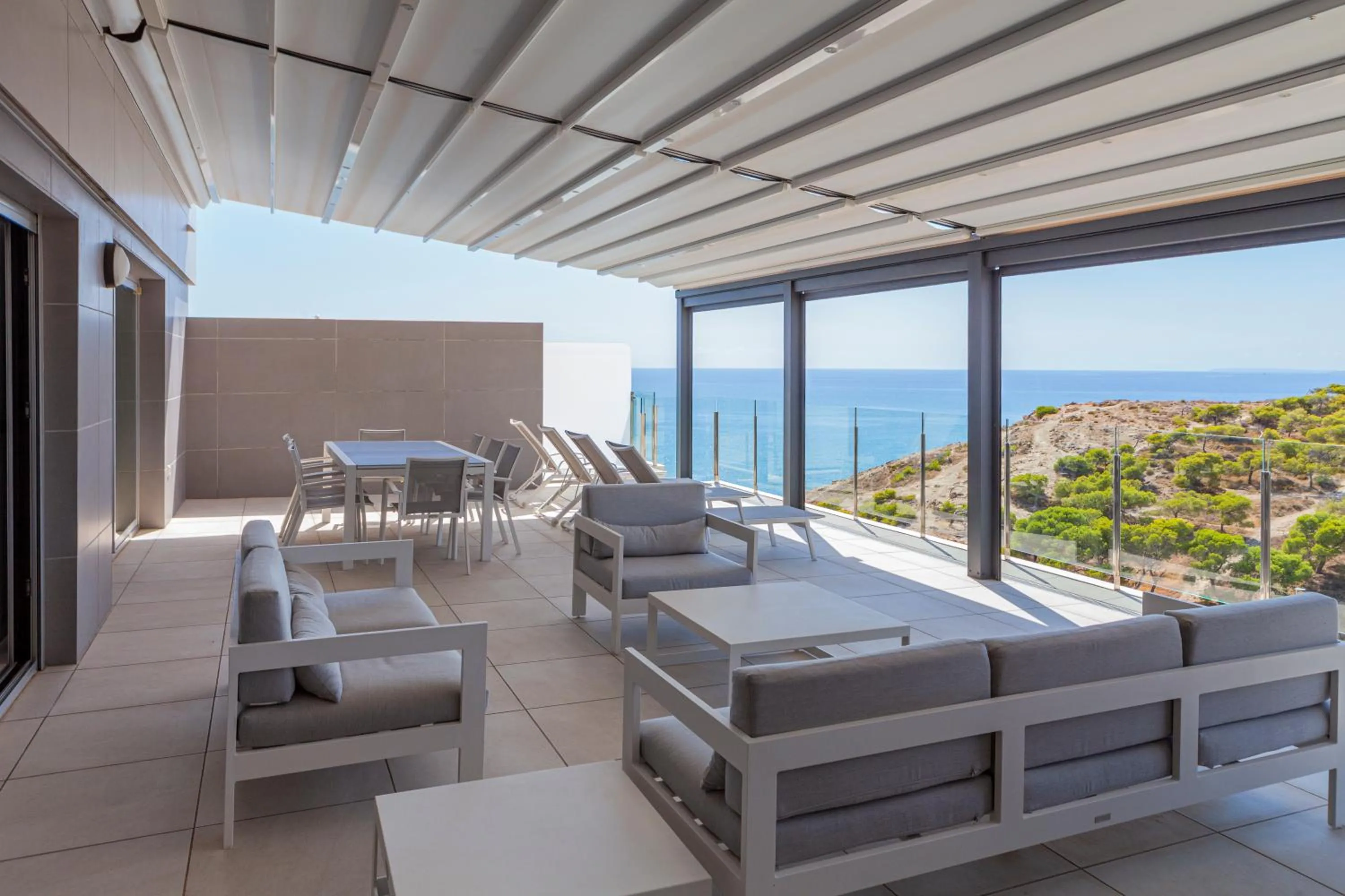 Balcony/Terrace in Blue Line Apartment Hotel - Be Line Group