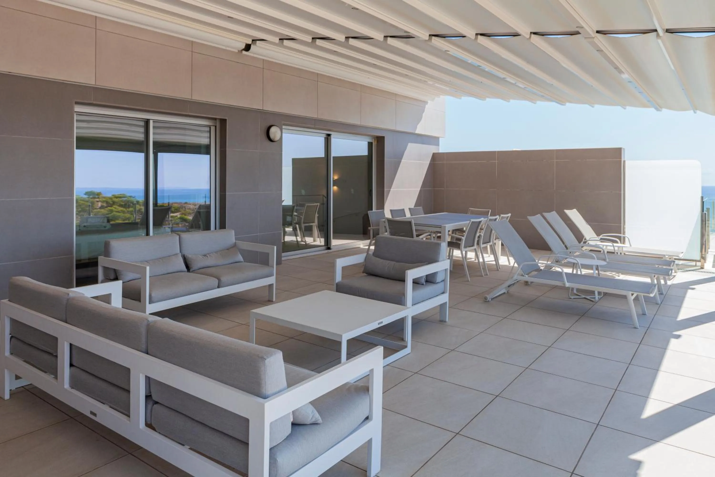 Balcony/Terrace in Blue Line Apartment Hotel - Be Line Group