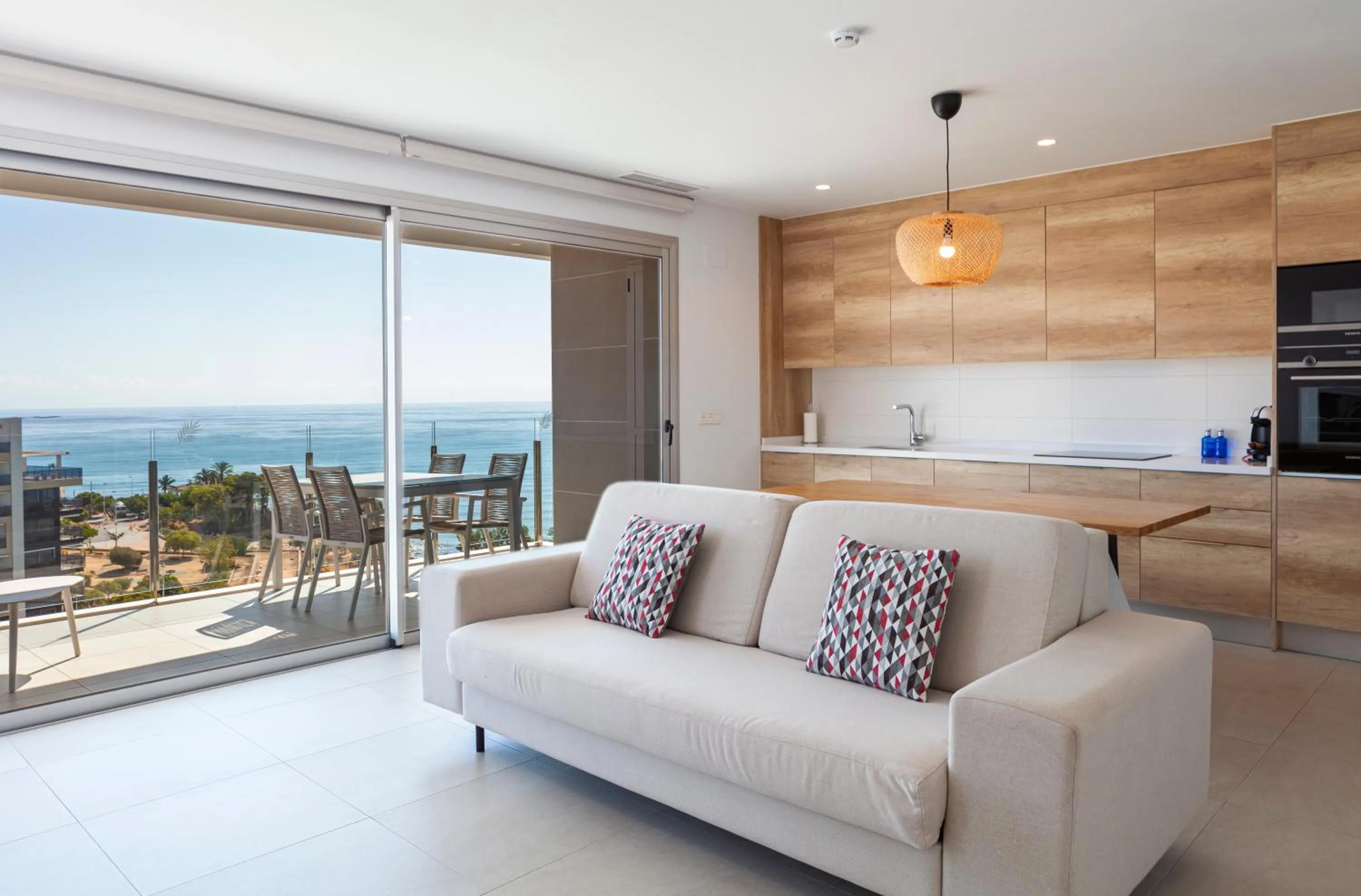 Living room in Blue Line Apartment Hotel - Be Line Group