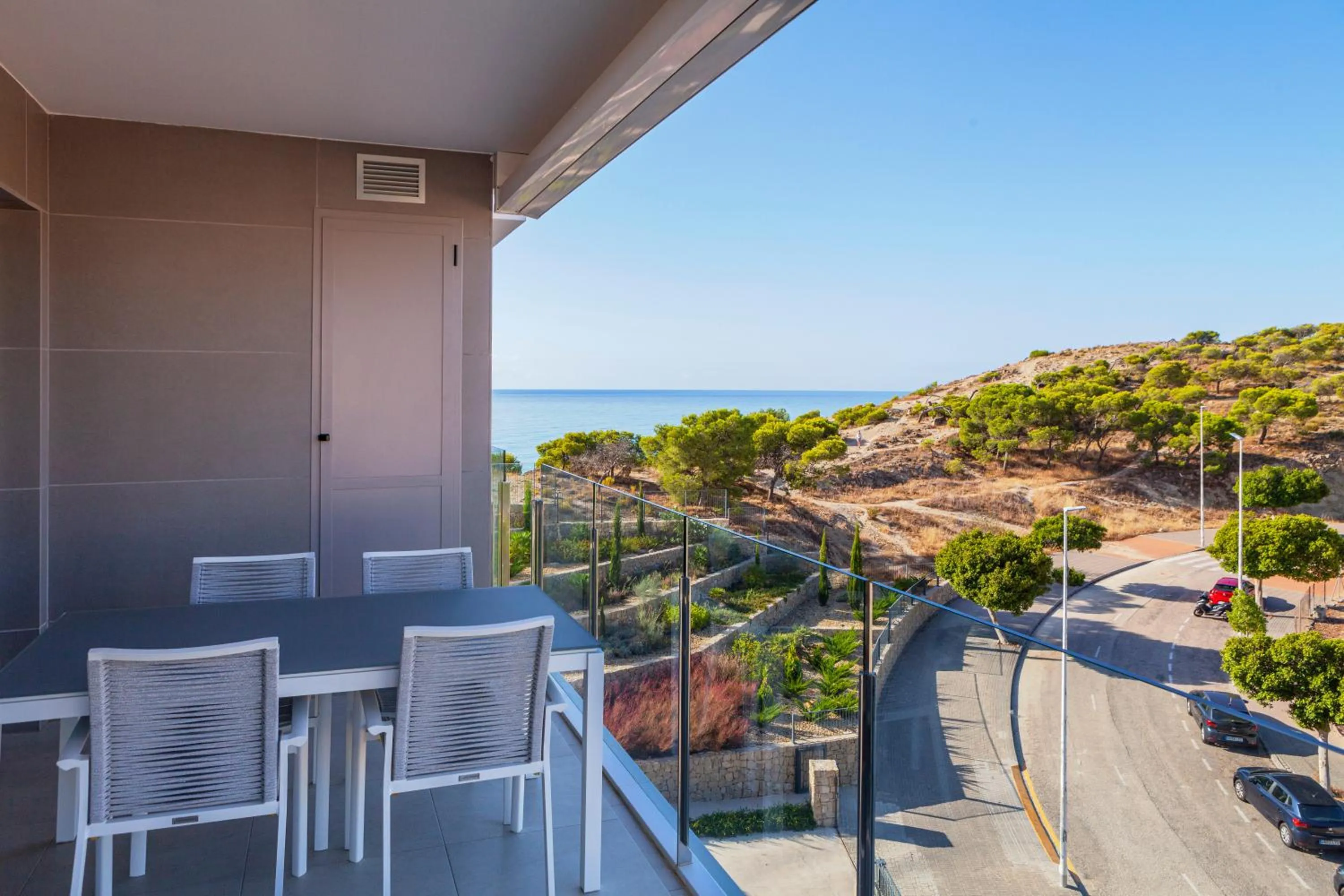 Balcony/Terrace in Blue Line Apartment Hotel - Be Line Group