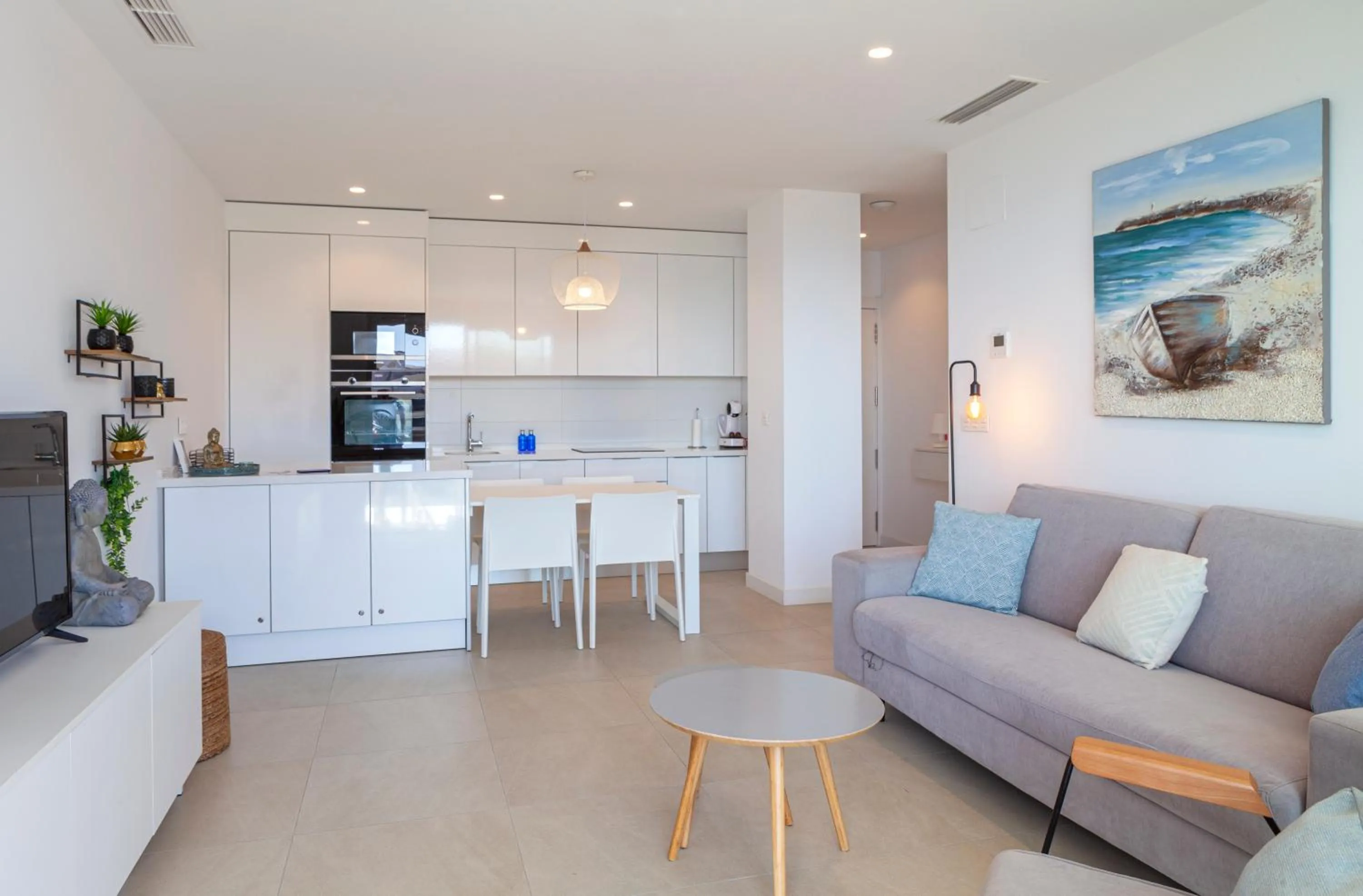 Living room in Blue Line Apartment Hotel - Be Line Group