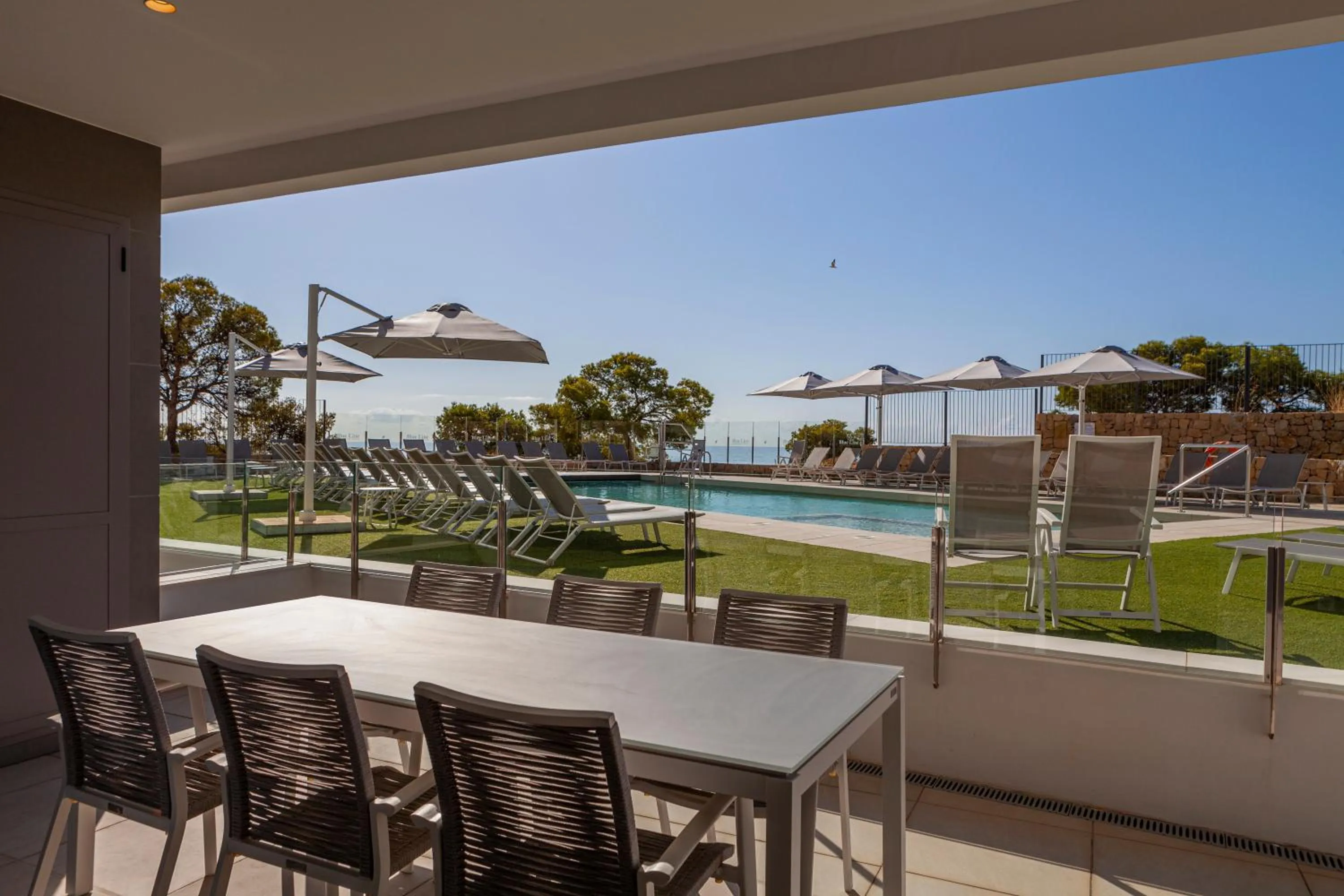 Balcony/Terrace in Blue Line Apartment Hotel - Be Line Group