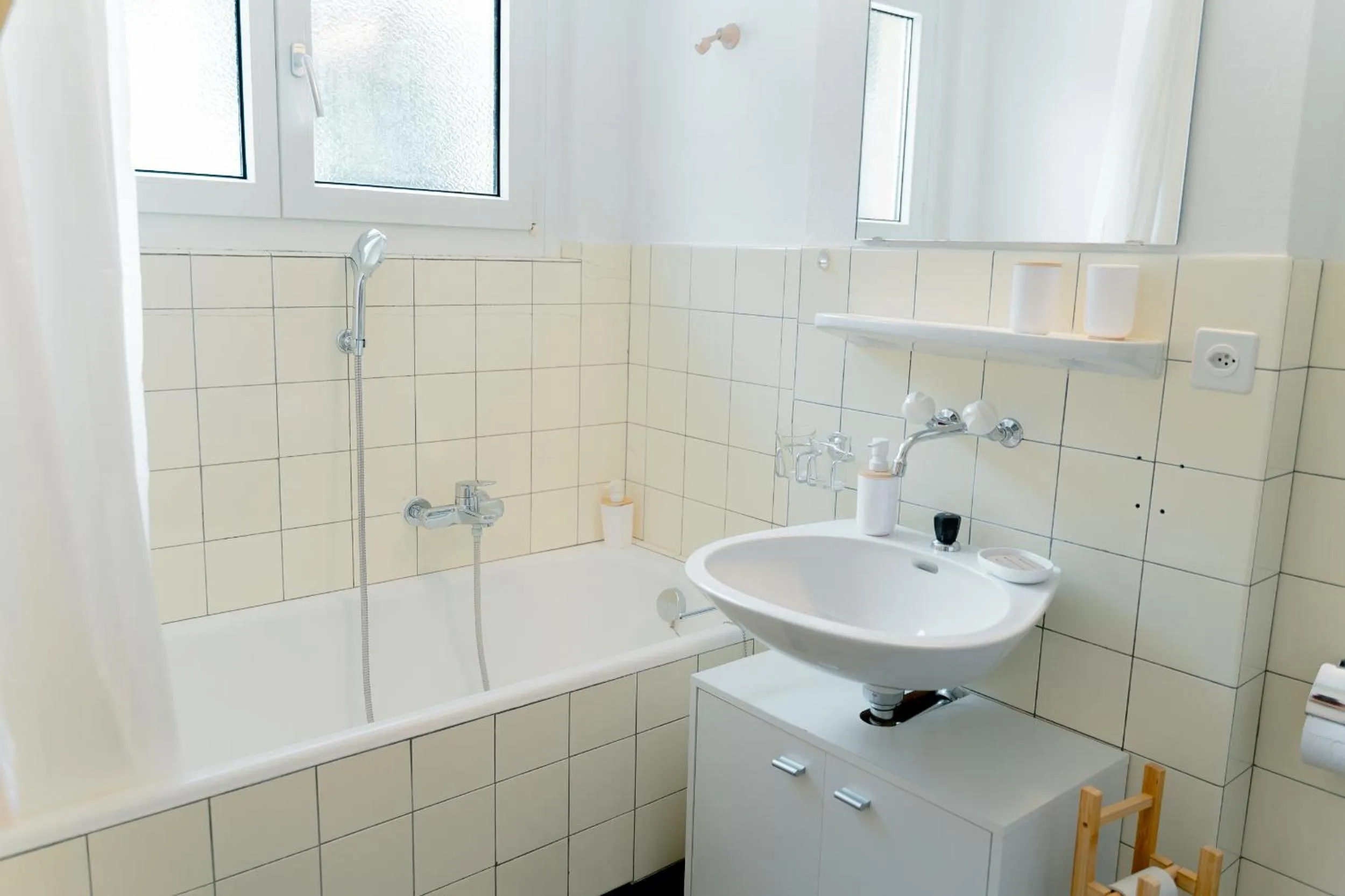 Bathroom in Hotel Guidon Zimmer