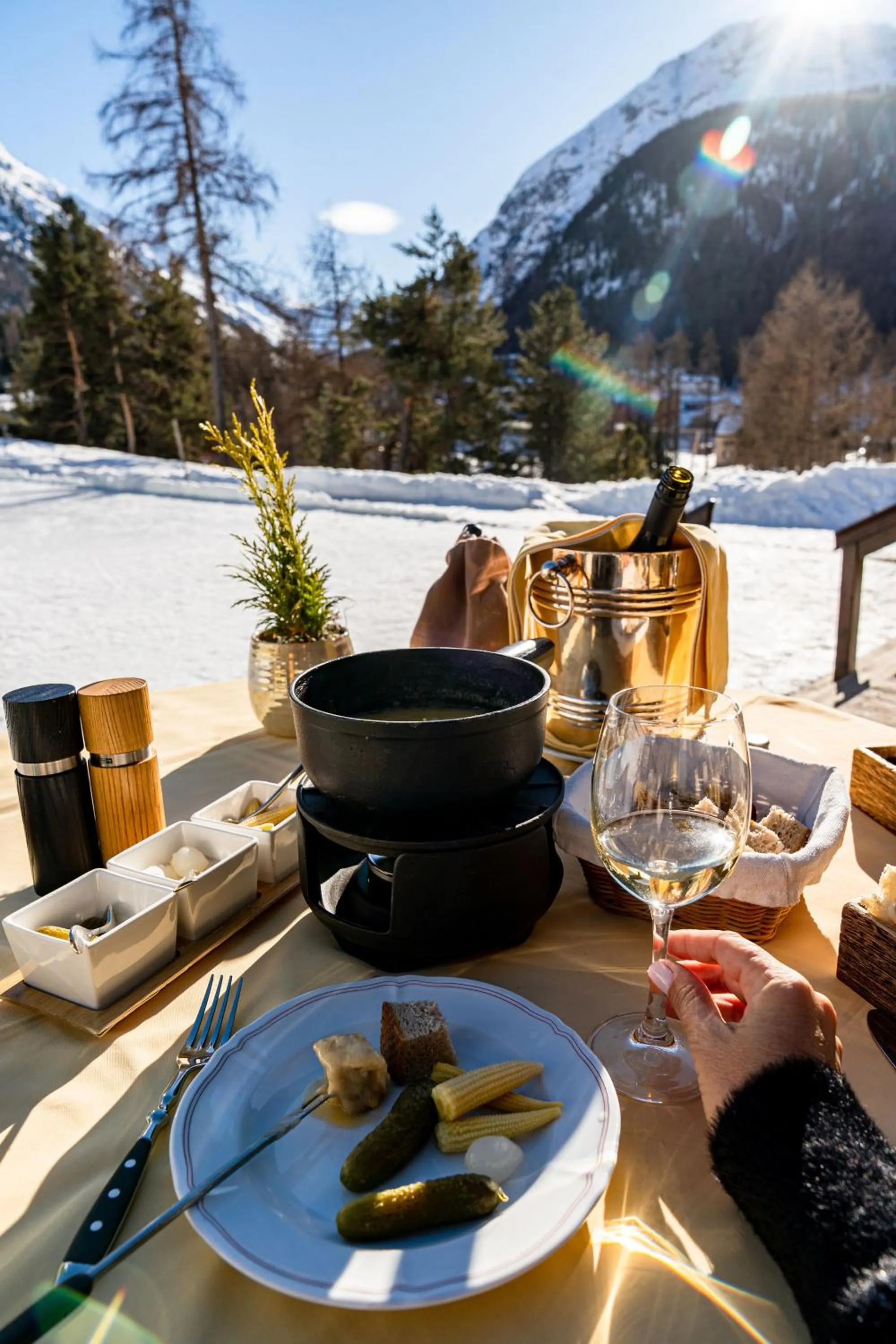 Restaurant/places to eat in Grand Hotel Kronenhof