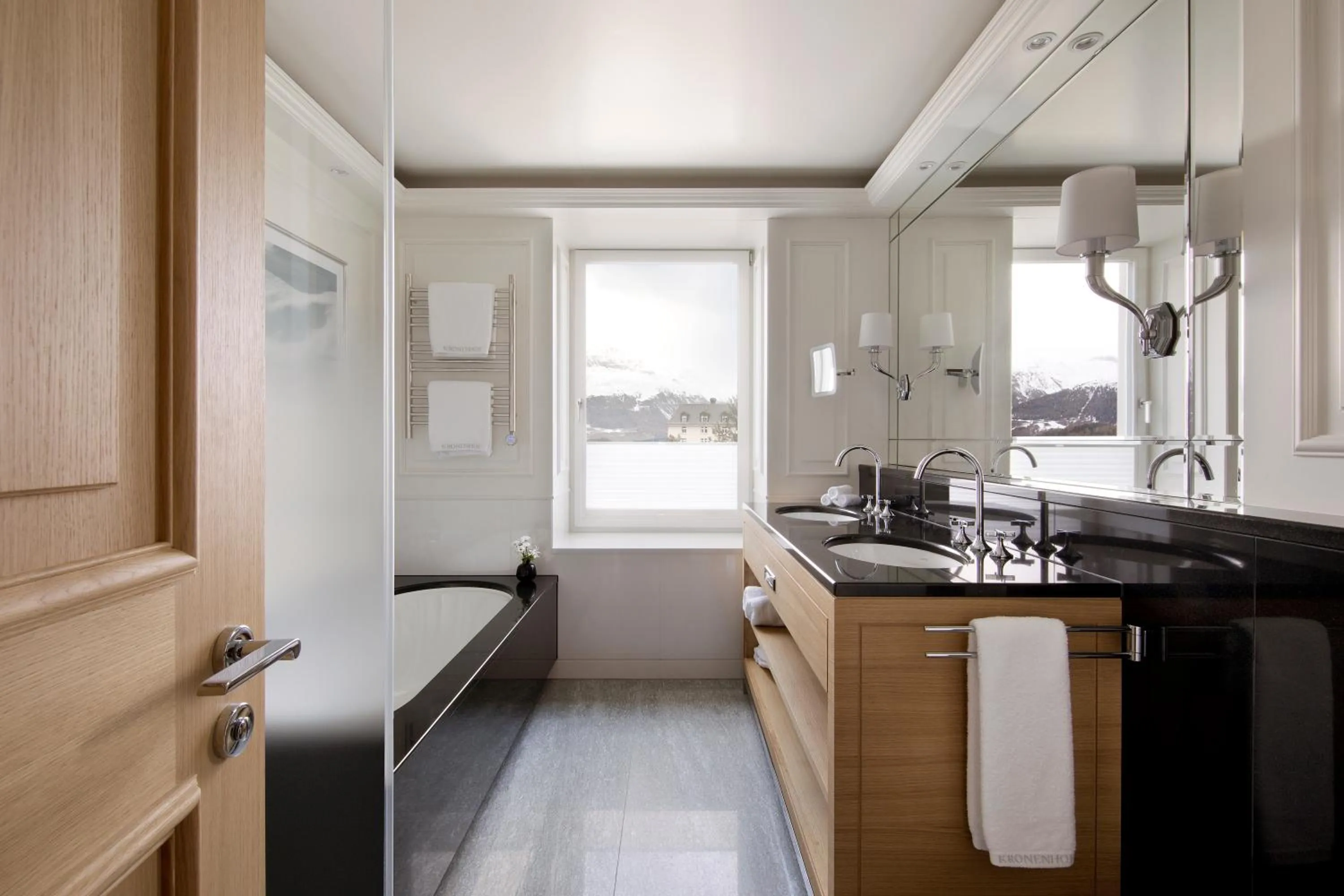 Bathroom in Grand Hotel Kronenhof