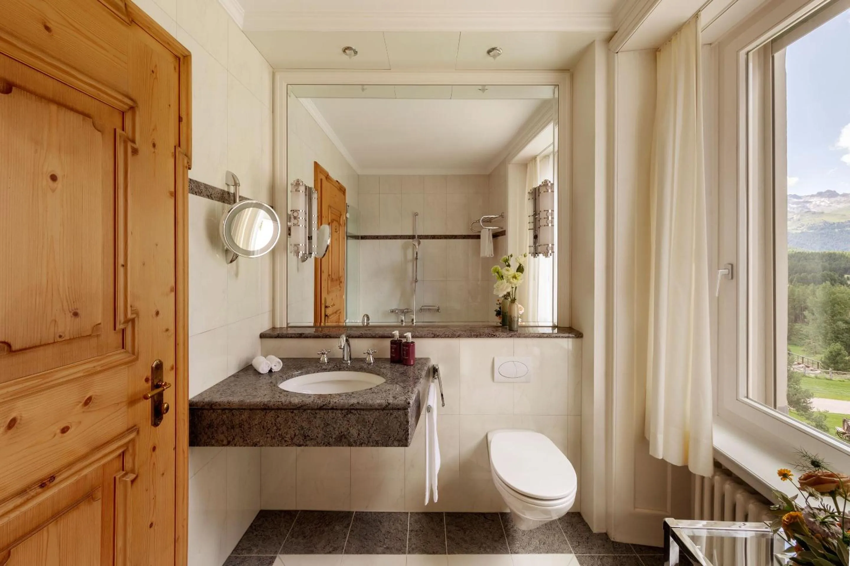 Bathroom in Grand Hotel Kronenhof