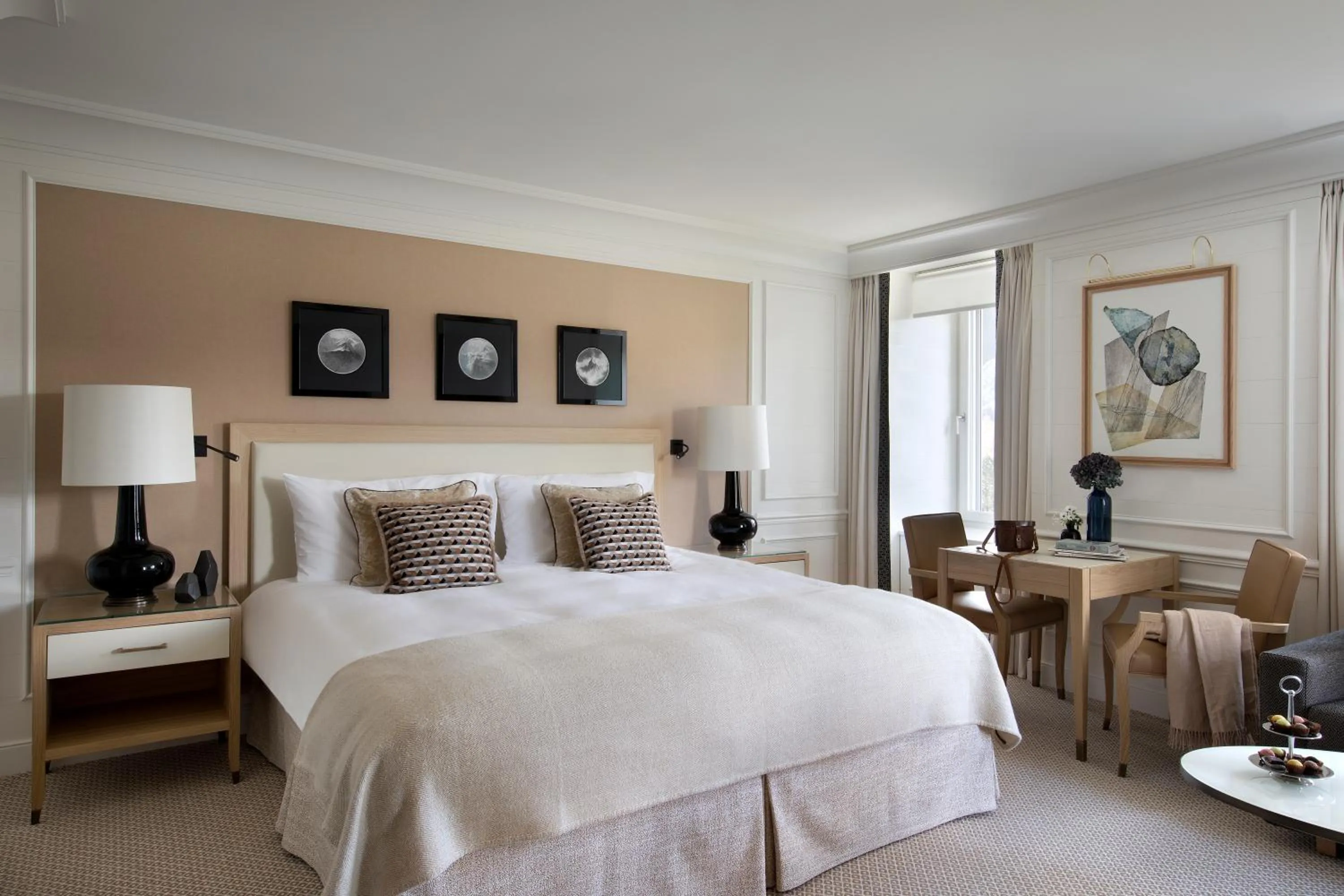 Bed in Grand Hotel Kronenhof