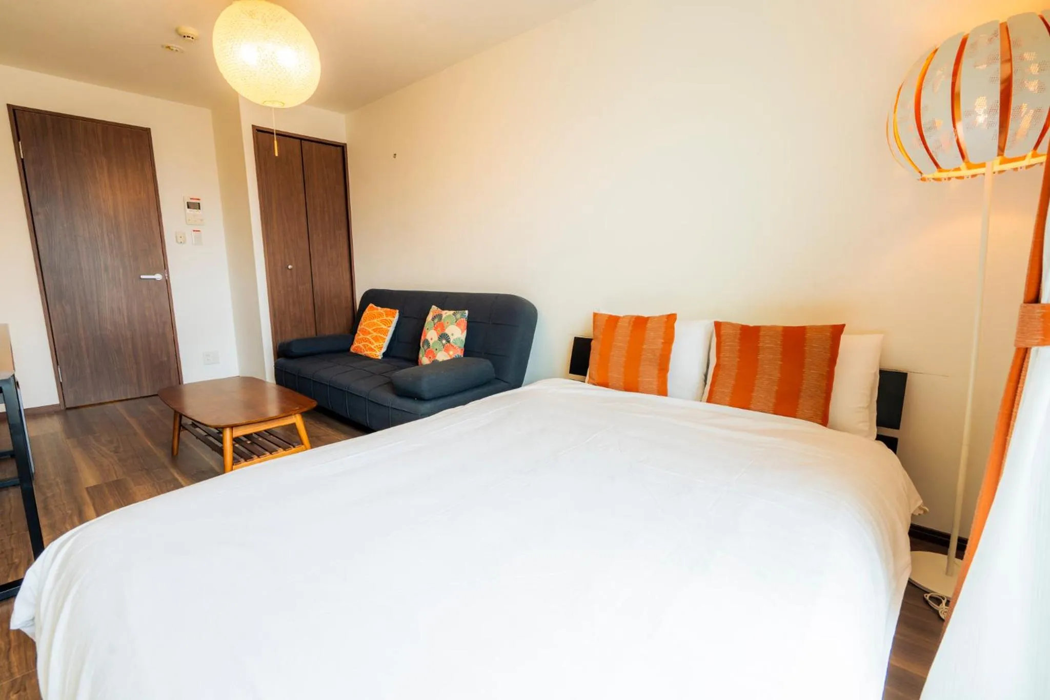 Bed in Apartment Hotel KANSO