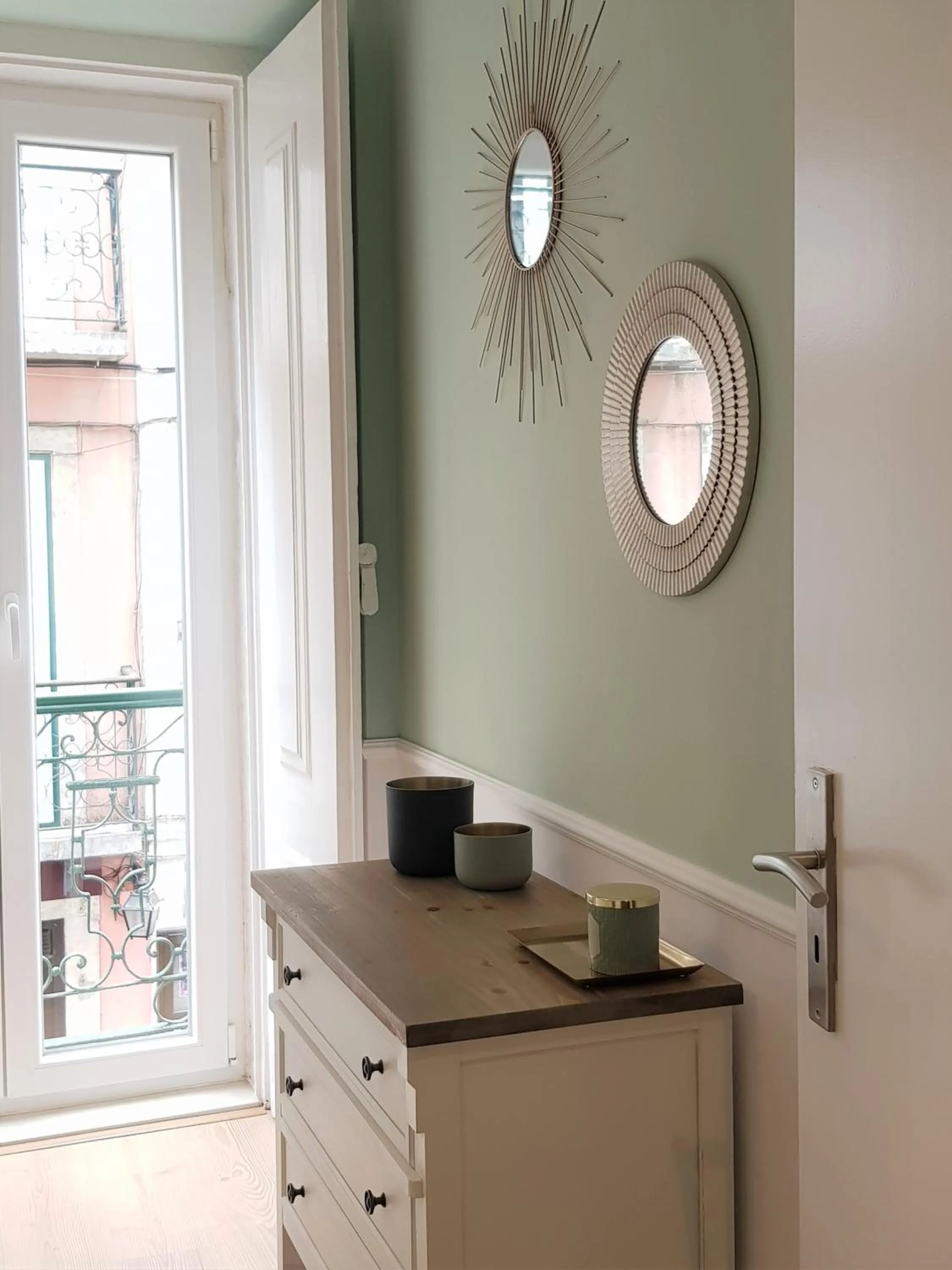 Bedroom in Minty Fresh Apartment