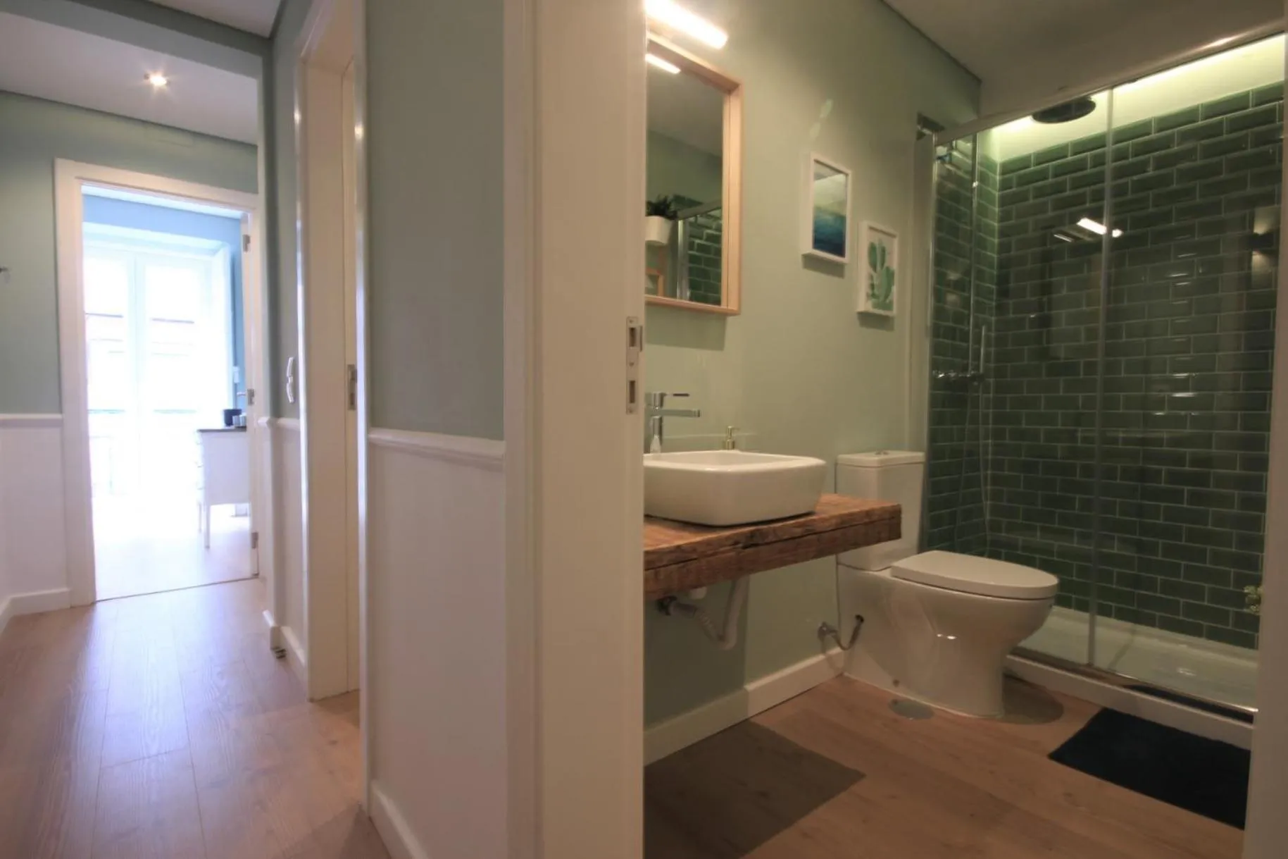 Bathroom in Minty Fresh Apartment