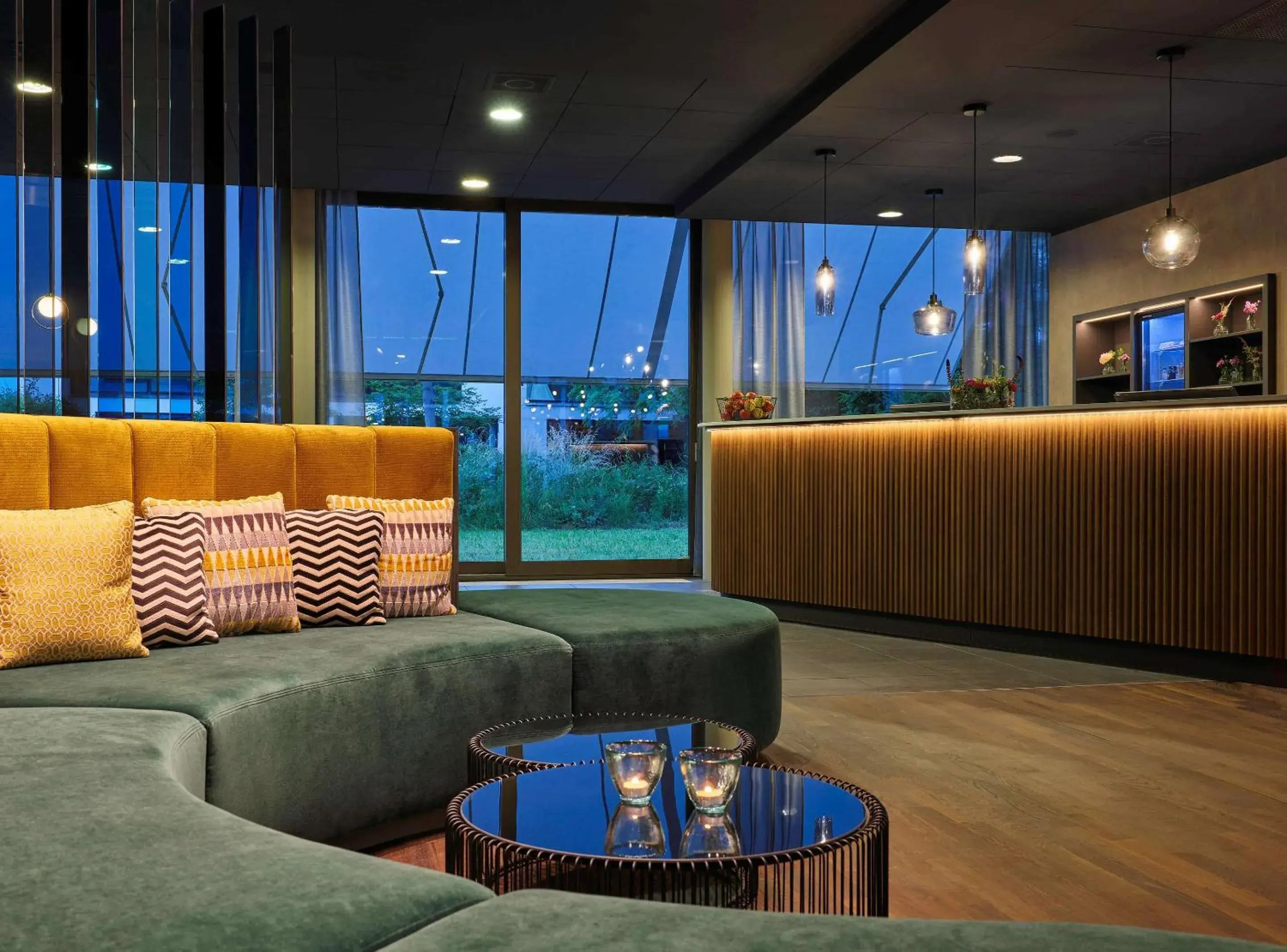 Lobby or reception in Essential by Dorint Basel City Lobby or reception in Essential by Dorint Basel City