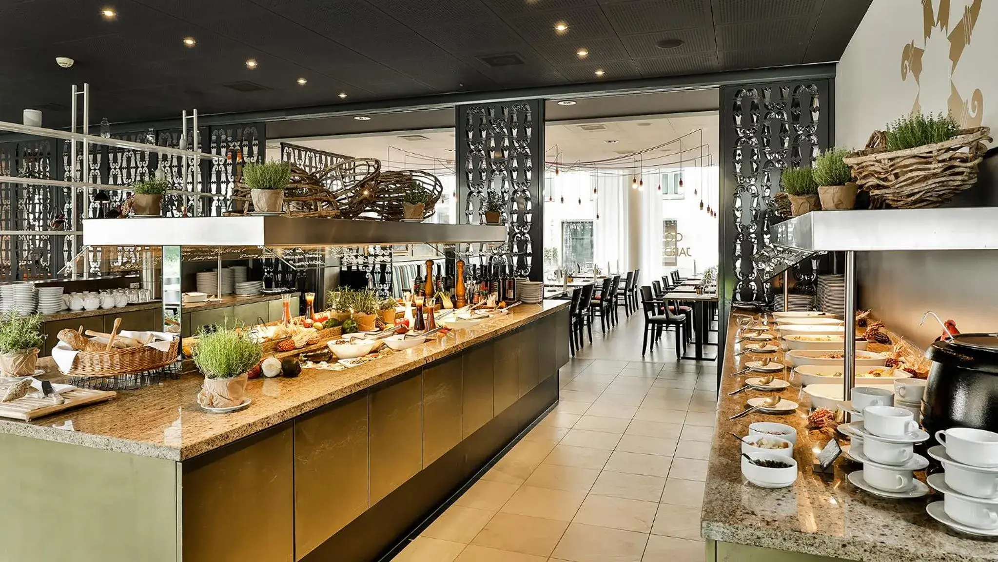 Buffet breakfast in Essential by Dorint Basel City Buffet breakfast in Essential by Dorint Basel City
