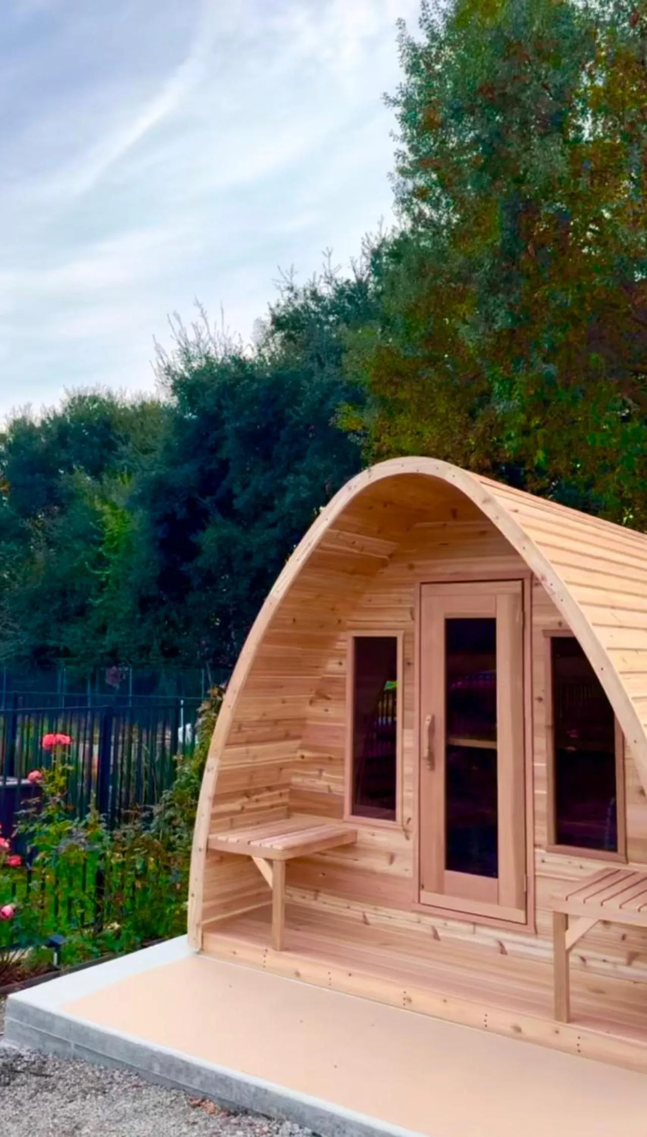 Sauna in Bann at Oak Knoll Napa