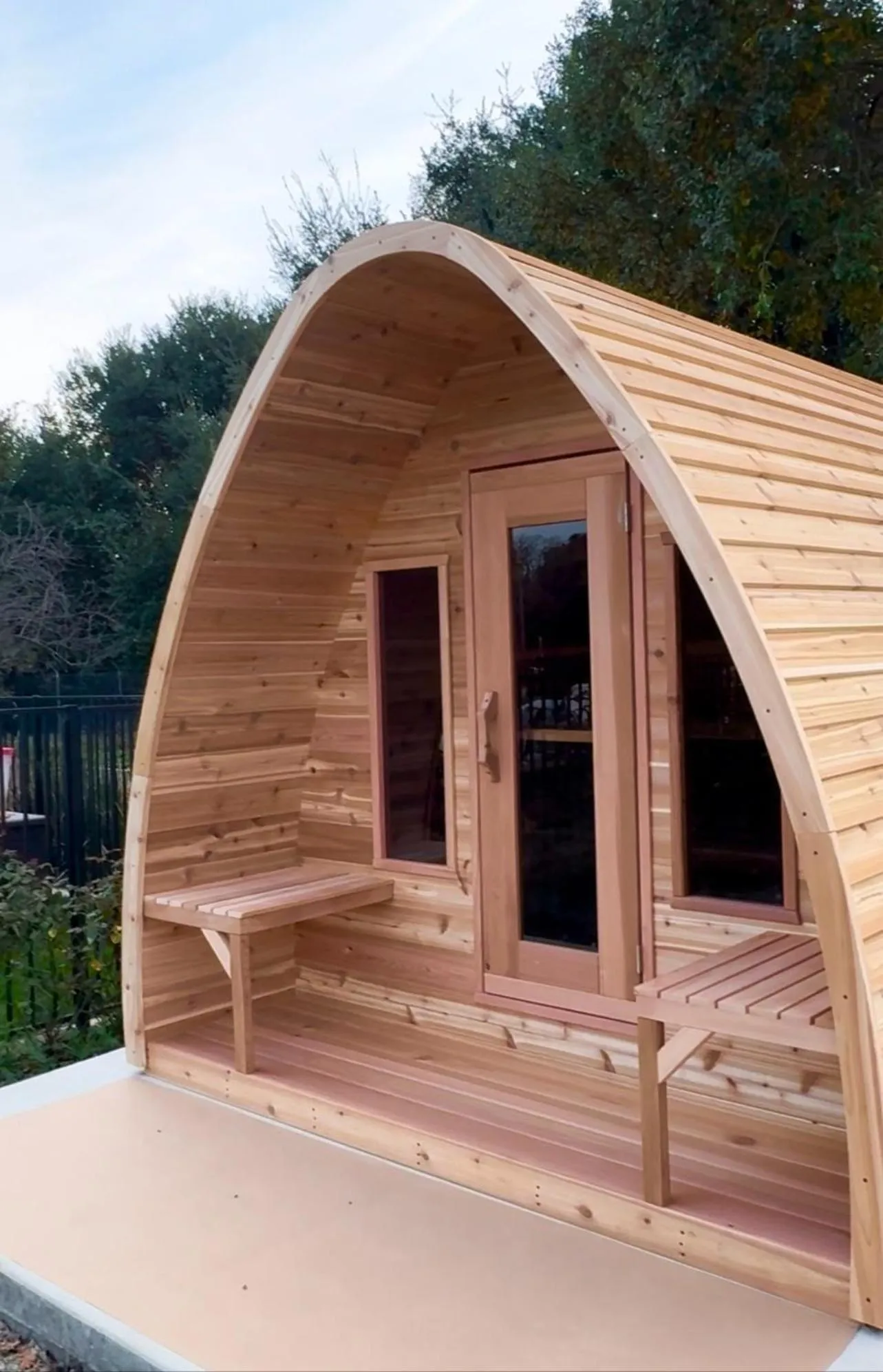 Sauna in Bann at Oak Knoll Napa