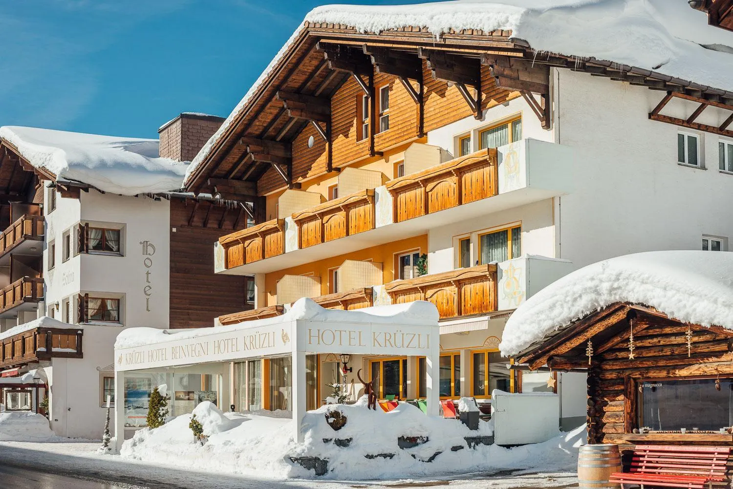 Property building in Hotel Krüzli - dapi 1914
