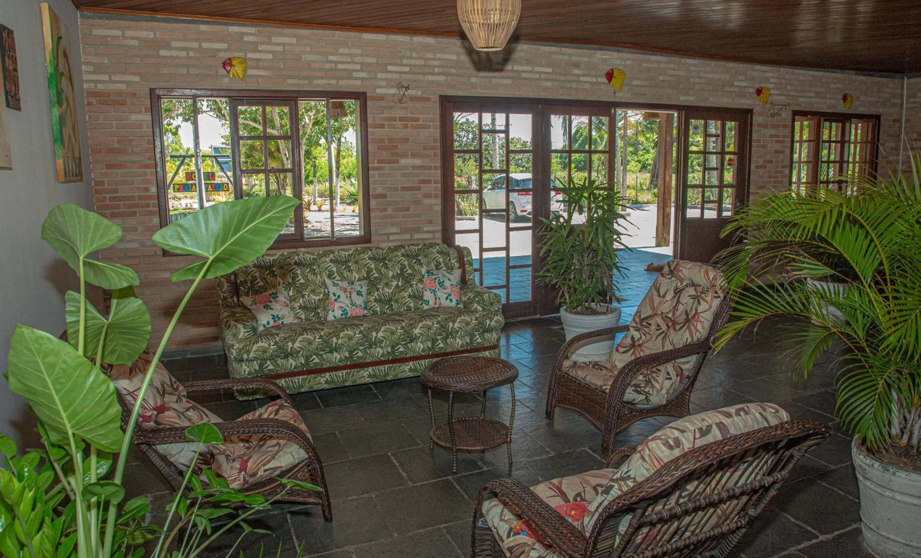 Lobby or reception in HOTEL PRAIA DA PAIXÃO