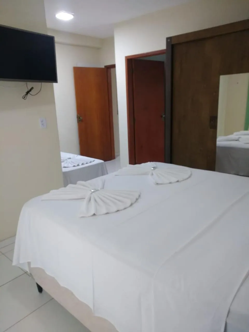 Bed in HOTEL PRAIA DA PAIXÃO