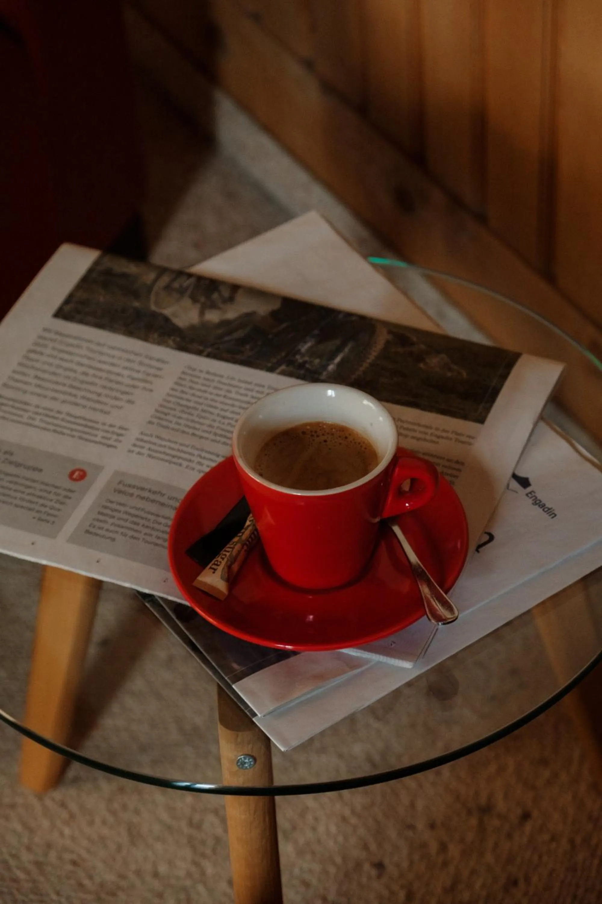 Communal lounge/ TV room in Hotel Bernina