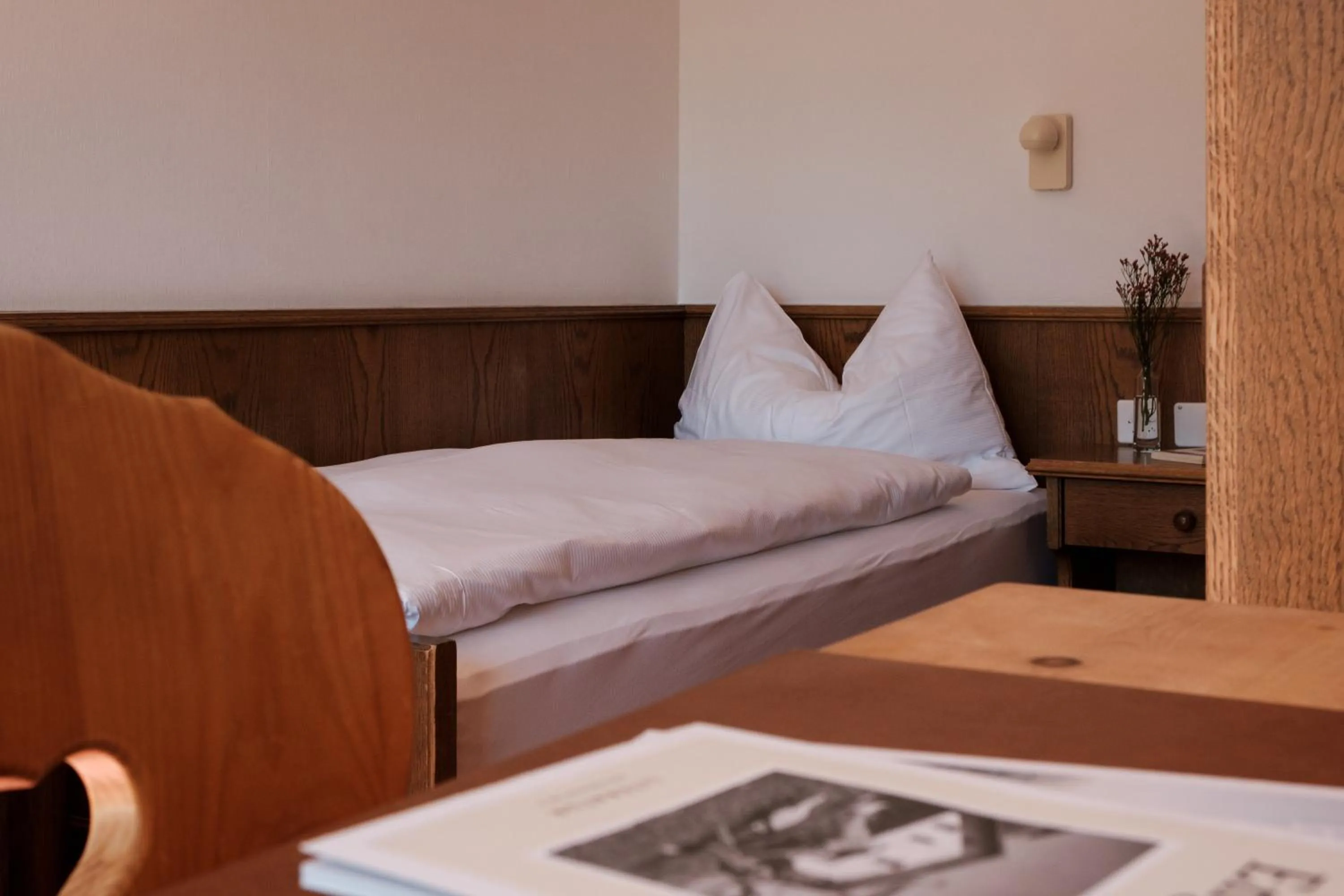 Bed in Hotel Bernina