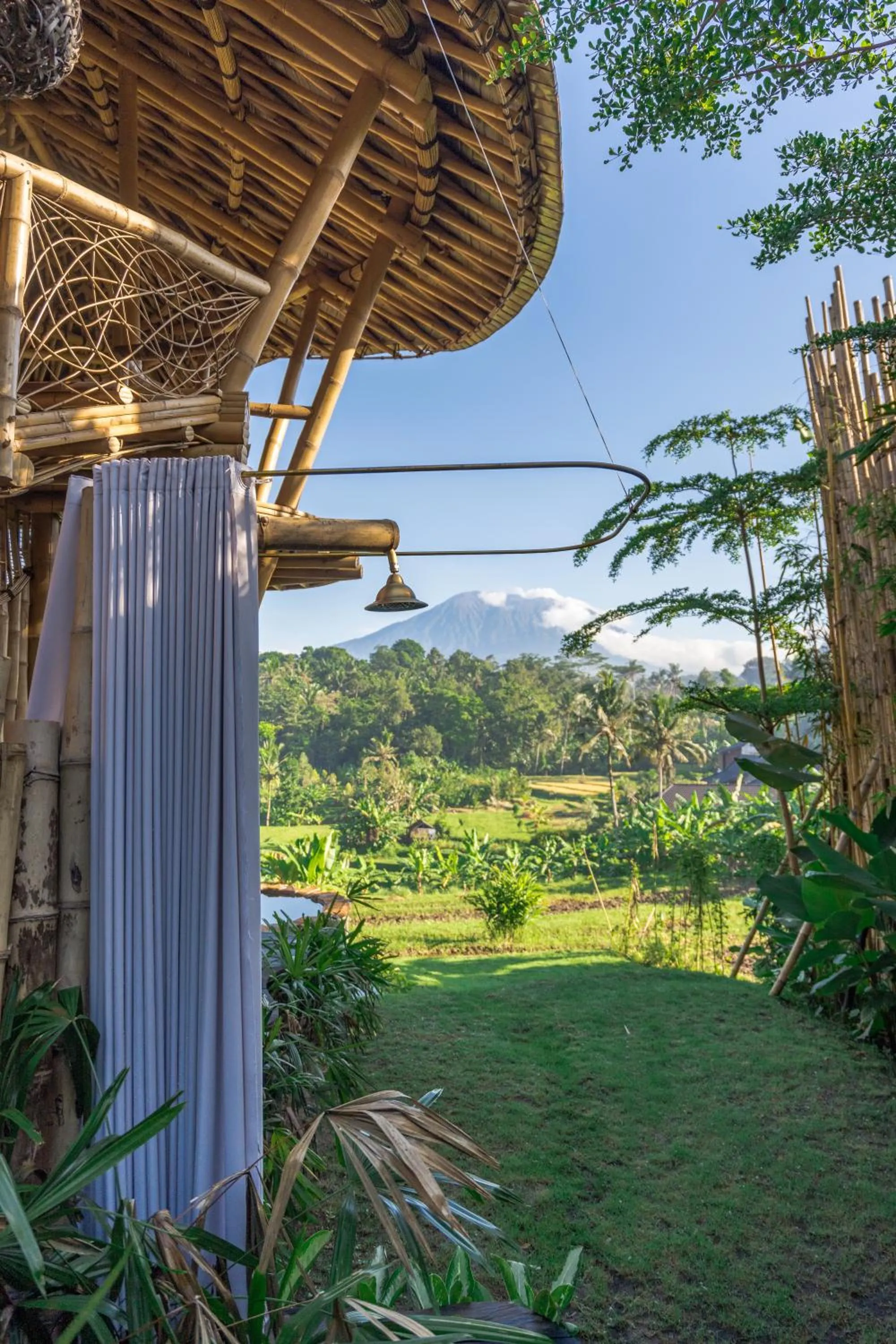 Shower in Veluvana Bali