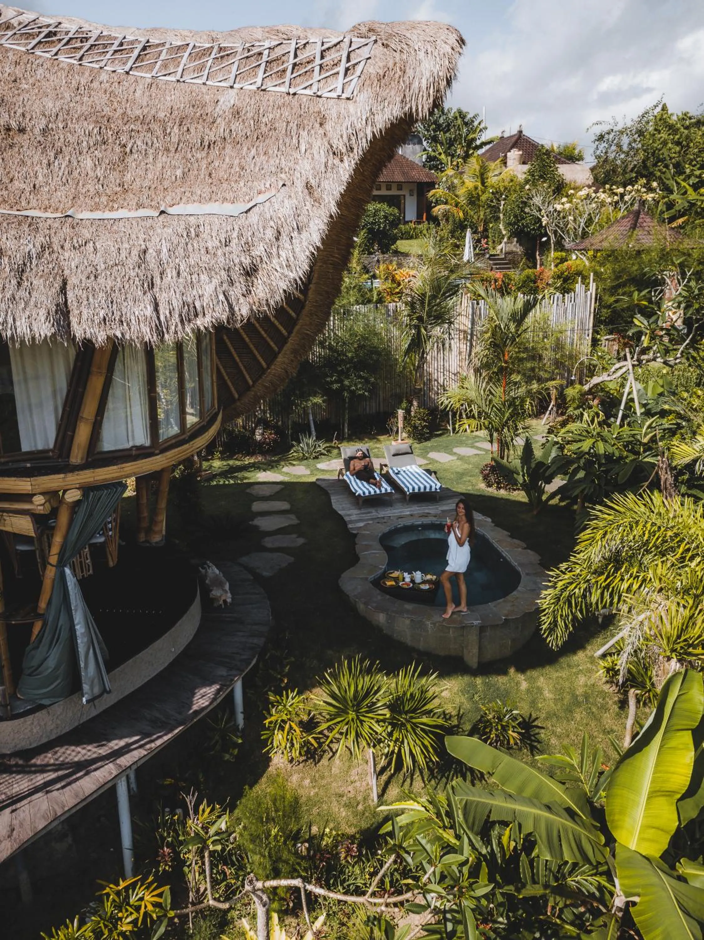 Swimming pool in Veluvana Bali